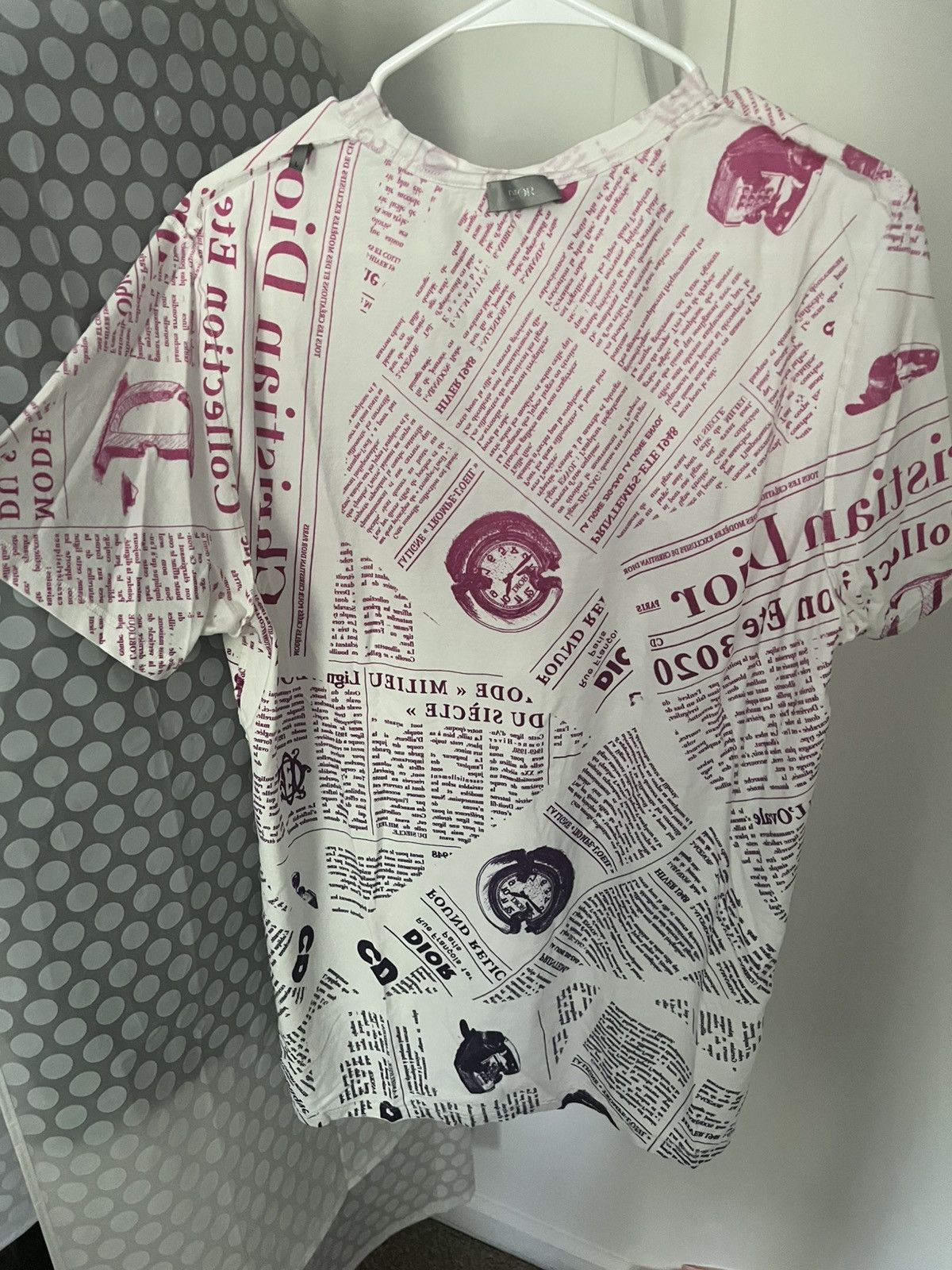 Dior Dior newspaper T shirt Size US L / EU 52-54 / 3 - 2 Thumbnail