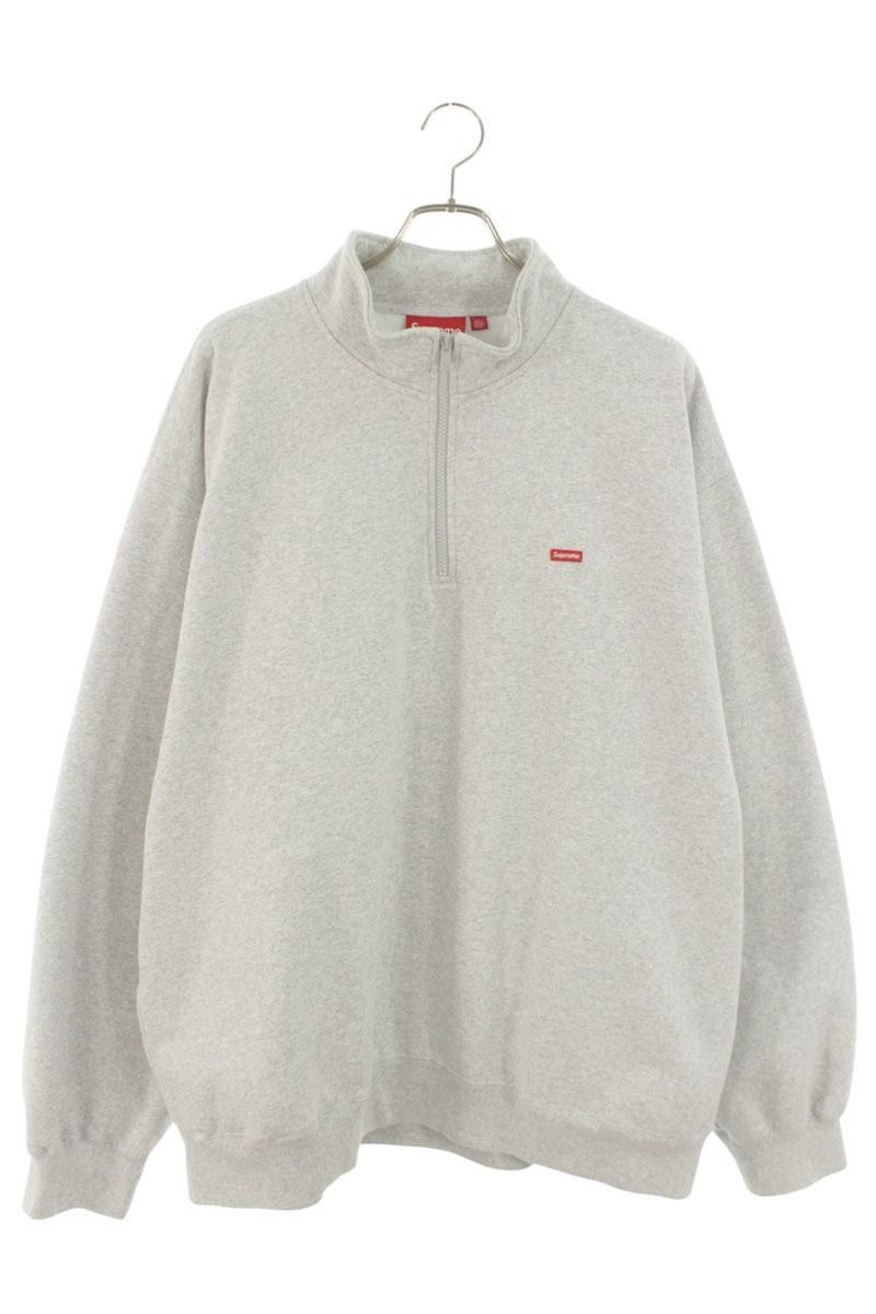 Supreme SUPREME COLLEGIATE HALF ZIP PULLOVER ASH GREY | Grailed