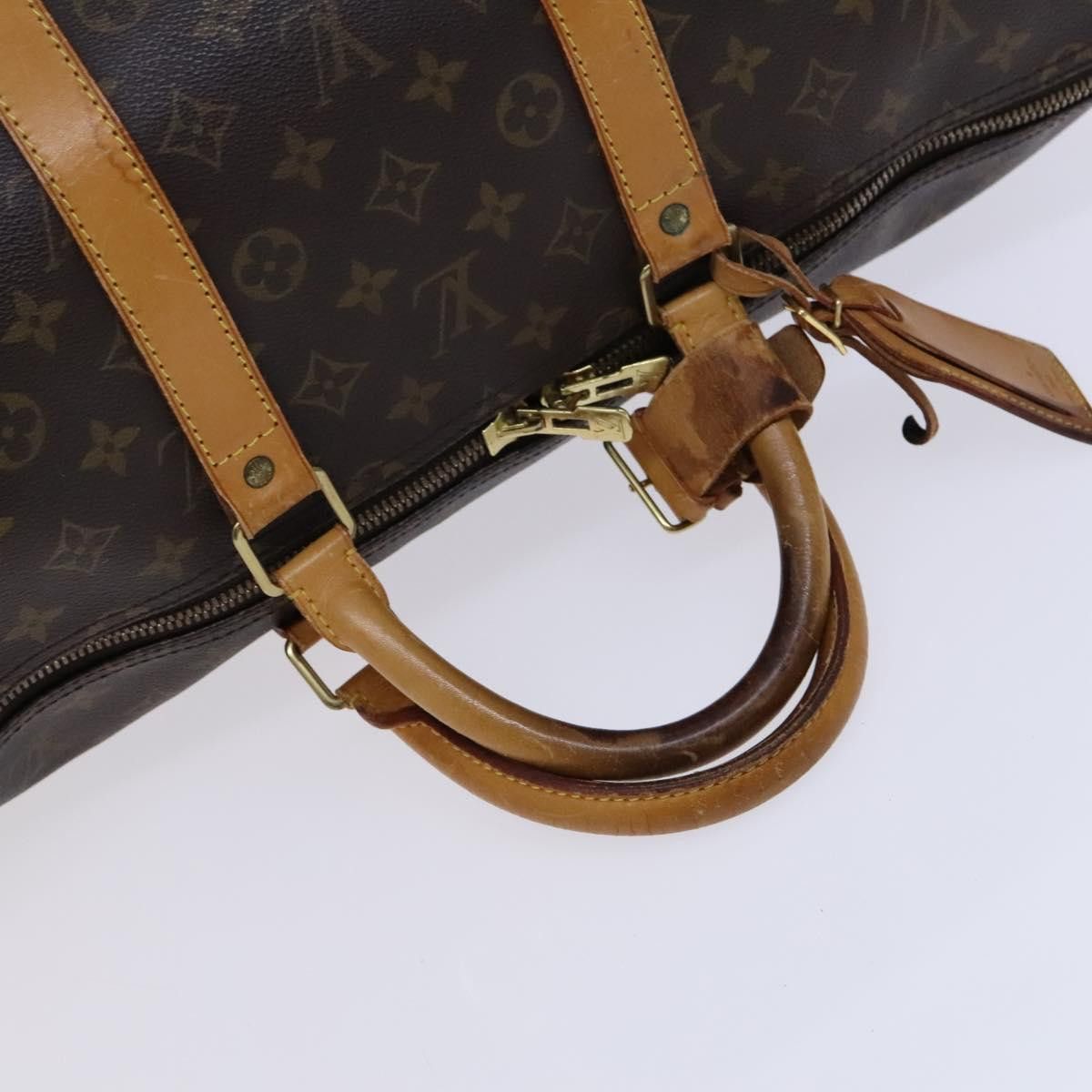 Louis Vuitton LOUIS VUITTON Monogram Keepall 55 Boston Bag M41424 Size ONE SIZE - 7 Thumbnail