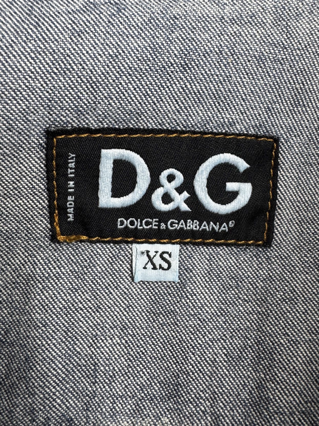 Dolce & Gabbana DOLCE & GABBANA SCRIBBLE GRAFFITI DENIM JACKET Size XS / US 0-2 / IT 36-38 - 11 Thumbnail