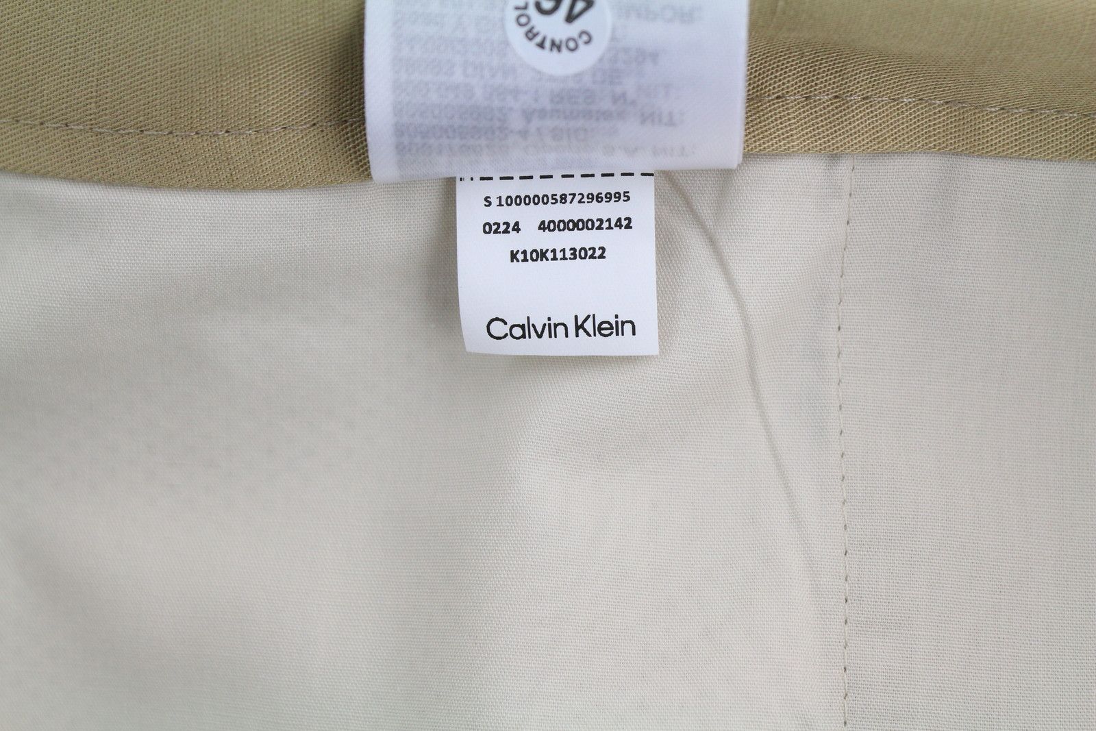 Calvin Klein DYED TENCEL TAPERED W40/L32 Brown Linen Trousers 85162 Size US 40 / EU 56 - 10 Thumbnail