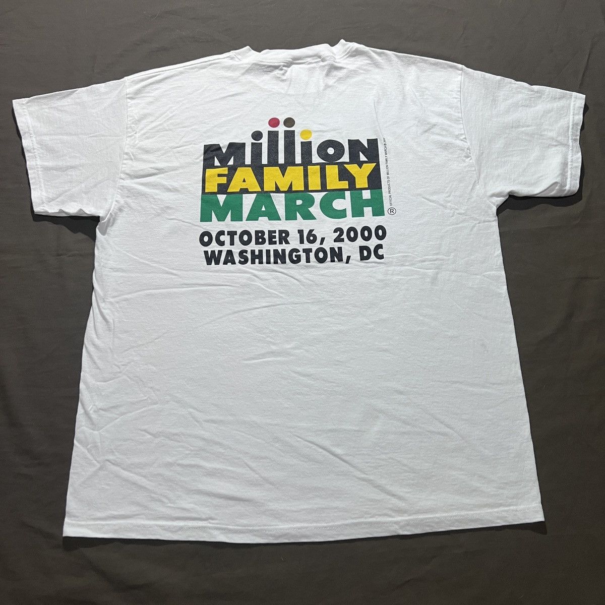 Vintage Million Family March Black History XL graphic streetwear Size US XL / EU 56 / 4 - 1 Thumbnail