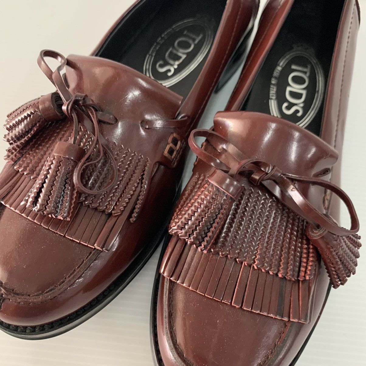 Tod's Tods Leather Loafers Shoes Size US 6 / IT 36 - 4 Thumbnail