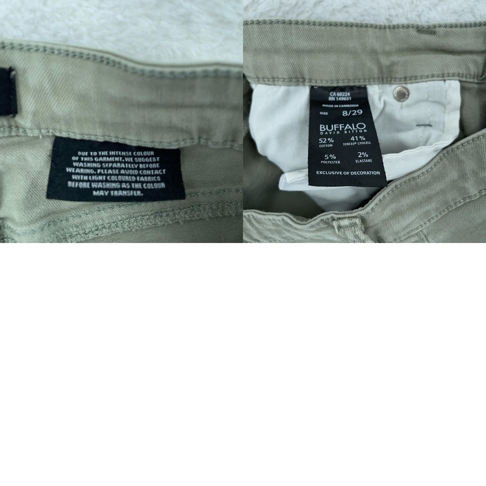 Buffalo David Bitton Buffalo David Bitton Jeans High Rise Stretch Ankle Skinny Size 8 29x25 Green Women Regular Denim Cotton Blend Spandex Pockets Zip Vintage: No 90s? Size 30" / US 8 / IT 44 - 9 Thumbnail