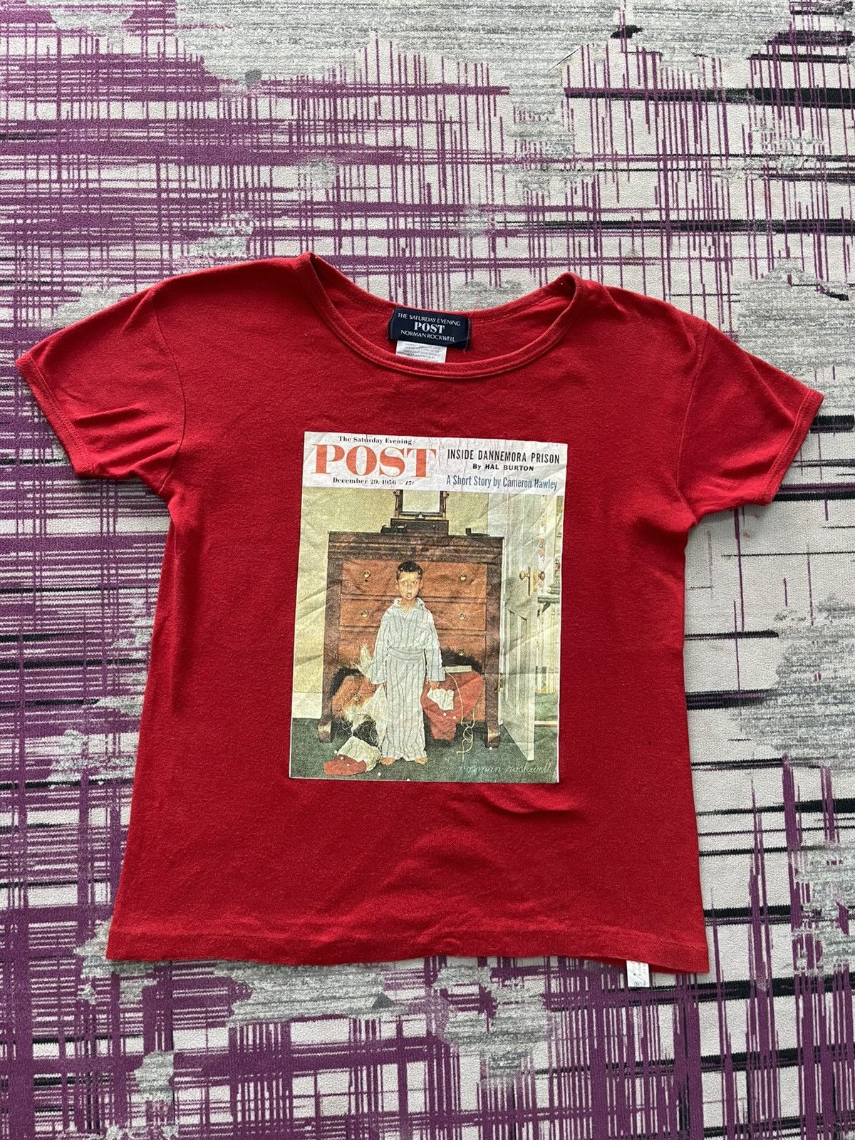 Vintage VINTAGE THE SATURDAY EVENING POST PHOTO TEE VERY RARE Size M / US 6-8 / IT 42-44 - 1 Thumbnail