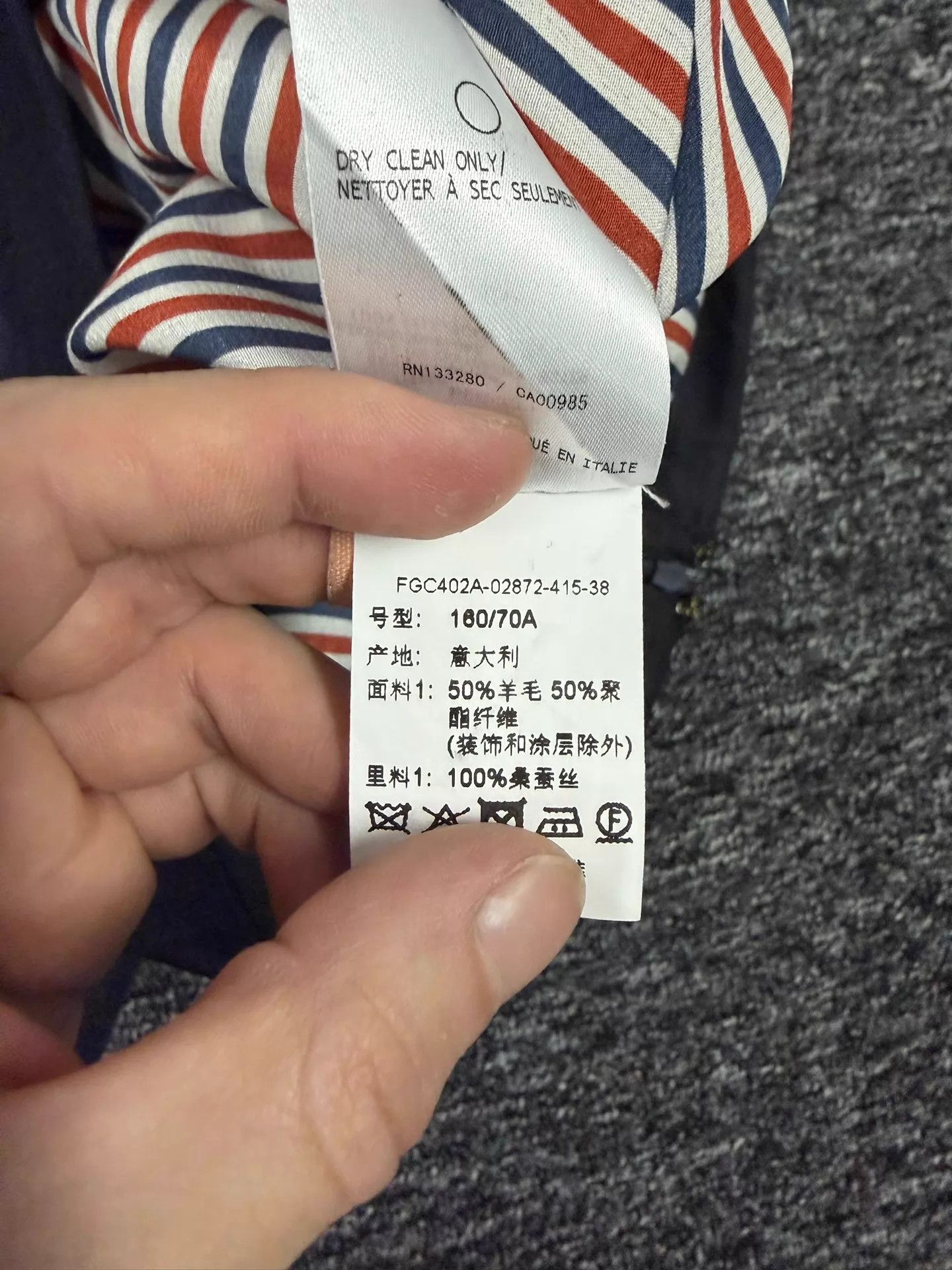 Thom Browne Thom Browne Navy Gold Buckle Pleated Short Skirt 38 Size 26" / US 2 / IT 38 - 6 Thumbnail