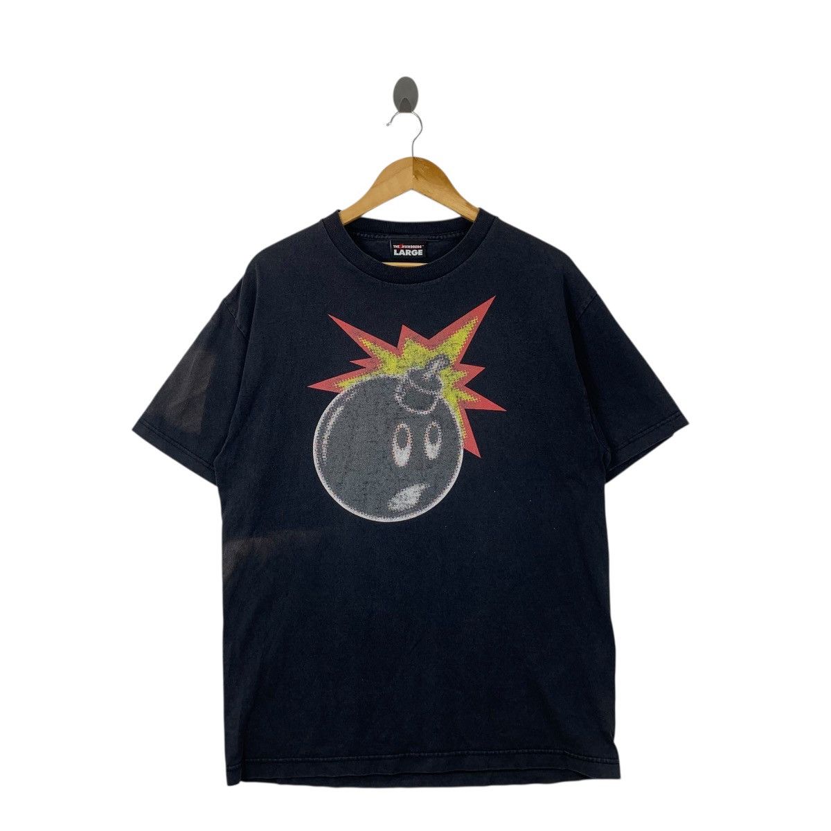 Vintage Vintage Y2K THE HUNDREDS Adam Bomb Sun Faded Tee Shirt Top Size US L / EU 52-54 / 3 - 4 Thumbnail