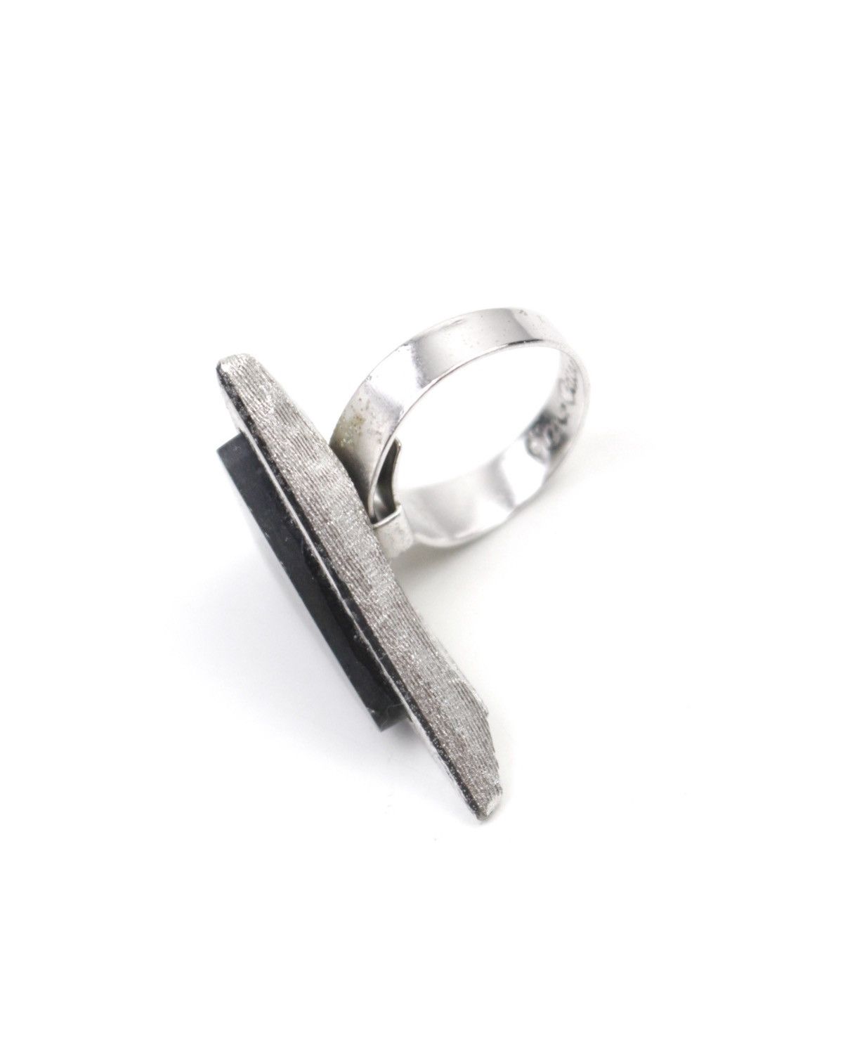 Pierre Cardin 1970S PIERRE CARDIN GEOMETRIC TRIANGLE SILVER-PLATED RING Size ONE SIZE - 7 Thumbnail
