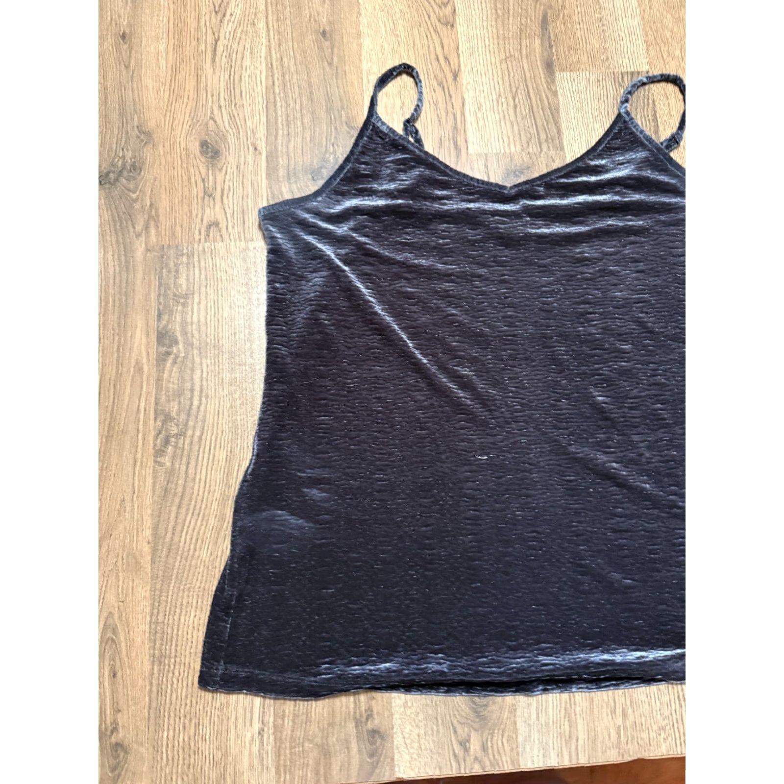 Vintage Maurices Tank Top Shirt Women Large Black V-Neck Sleeveless Size L / US 10 / IT 46 - 3 Thumbnail