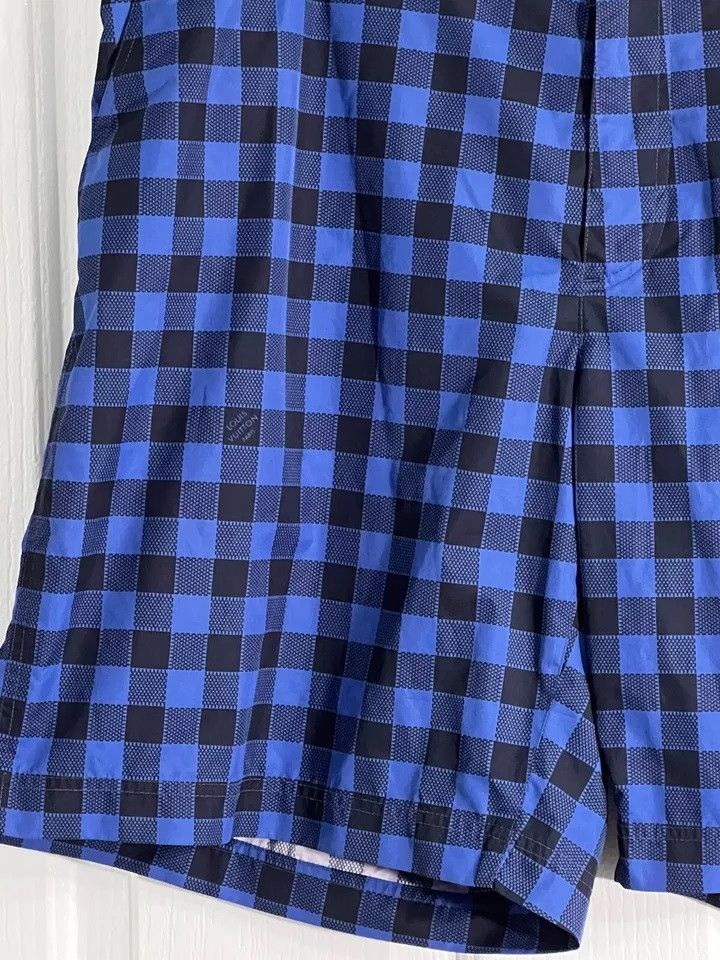 Louis Vuitton LOUIS VUITTON Damier Ebene Board Short Swim Trunks Blue XXL Size US 38 / EU 54 - 2 Thumbnail