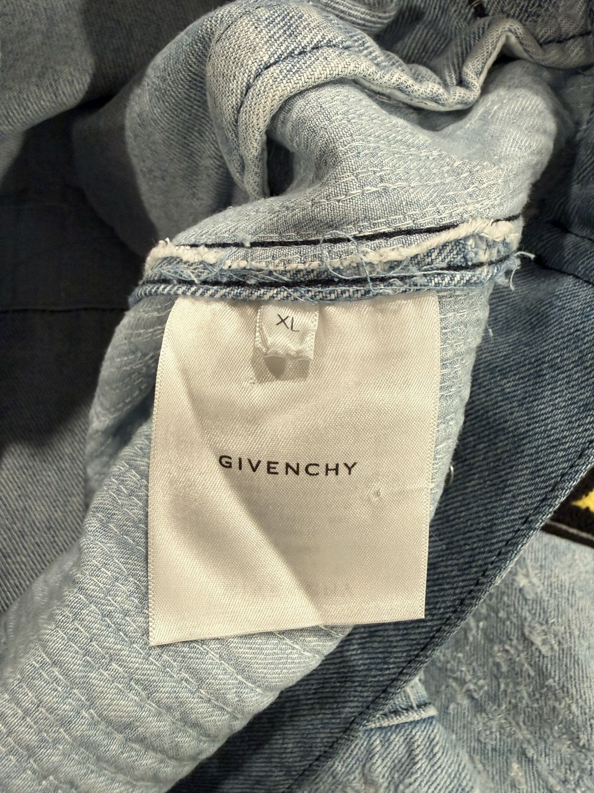 Givenchy Givenchy Bstroy Patches 4G Denim Jacket Size US XL / EU 56 / 4 - 6 Thumbnail