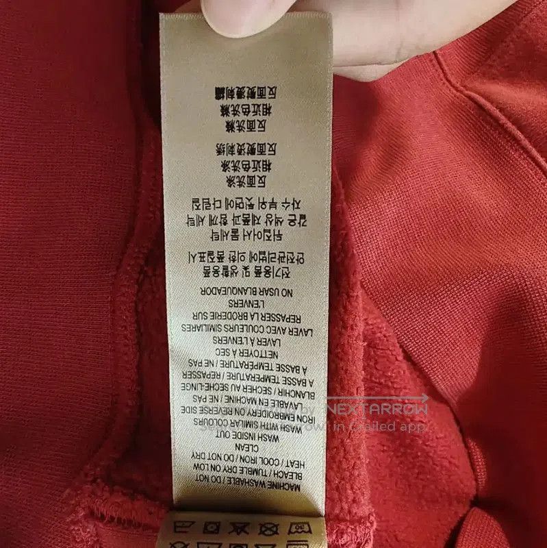 Burberry Burberry Red Cotton Women's Sweatshirt. Size L / US 10 / IT 46 - 7 Thumbnail