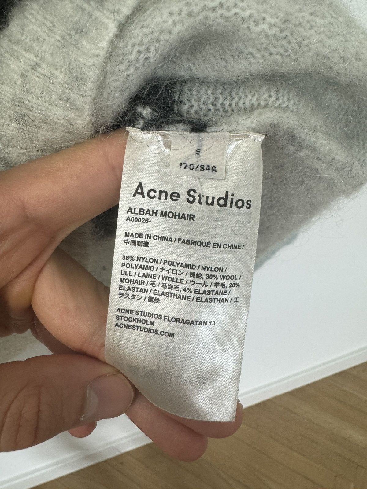 Acne Studios Acne Studios Albah Mohair Oversize Luxury Sweater Striped Size US M / EU 48-50 / 2 - 5 Thumbnail