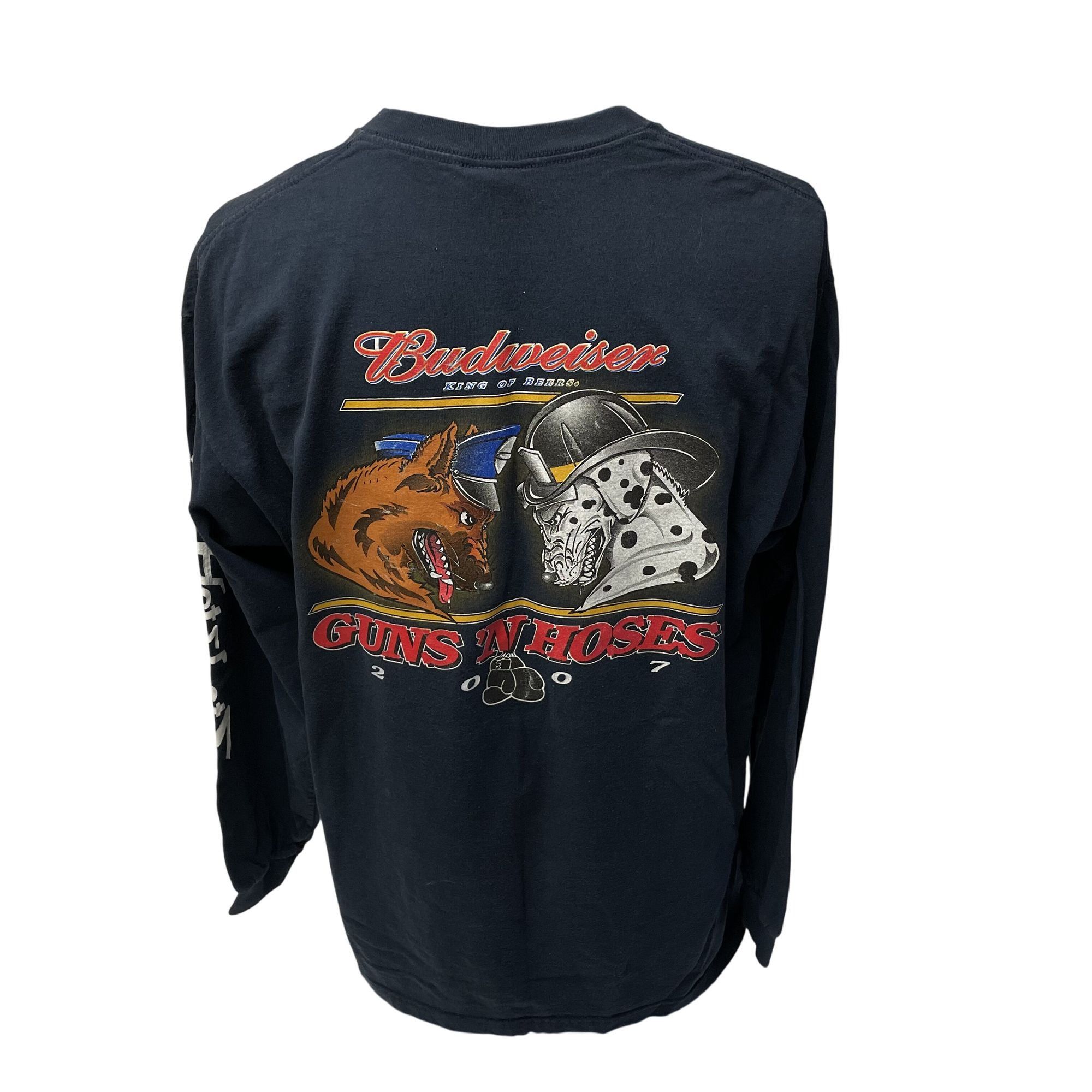 Other Jensen Budweiser KING of BEERS Police vs Firefighters Shirt Size US XL / EU 56 / 4 - 3 Thumbnail