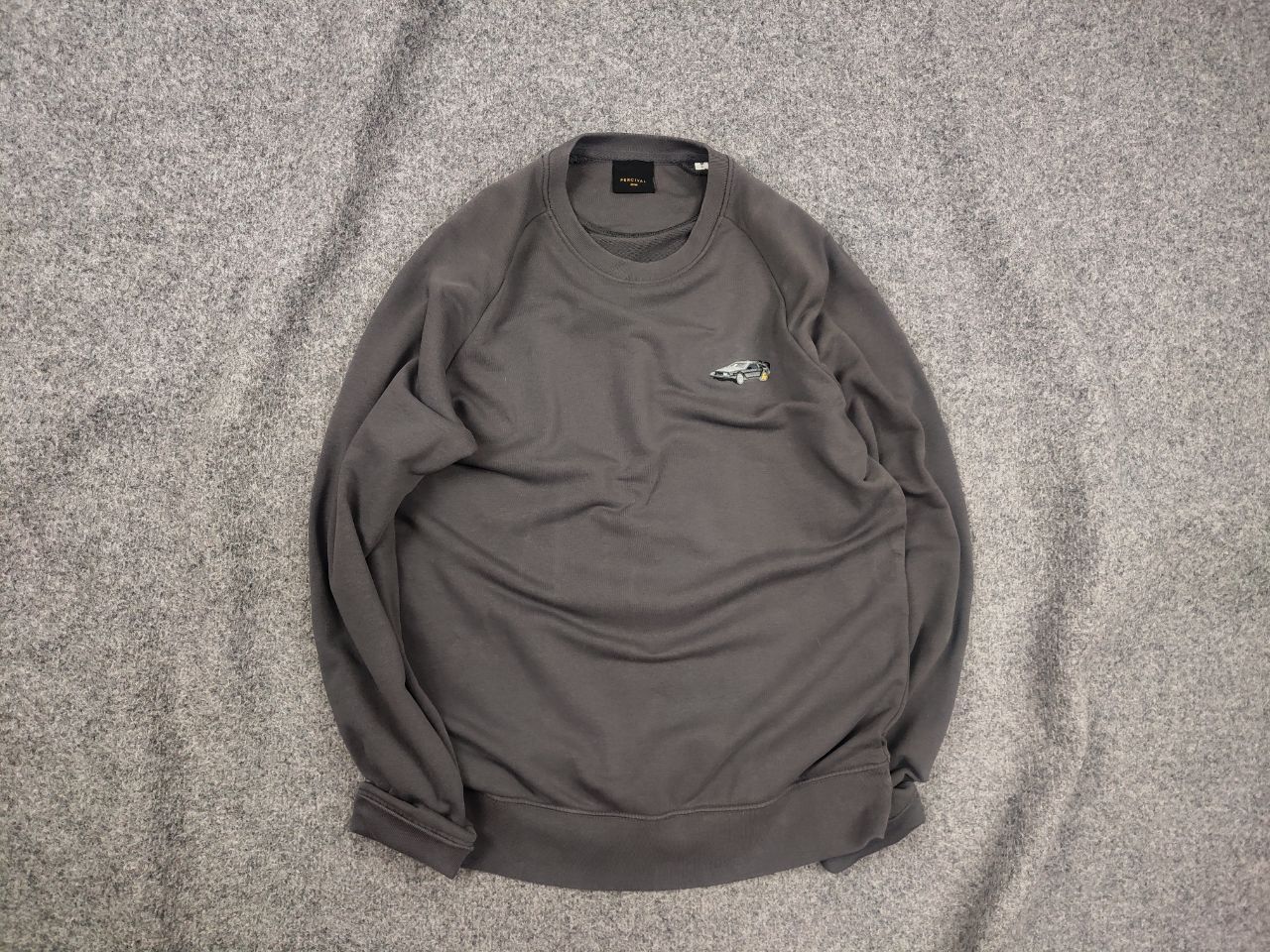 Percival Percival Dark Grey crewneck sweatshirt car logo Size US M / EU 48-50 / 2 - 1 Thumbnail