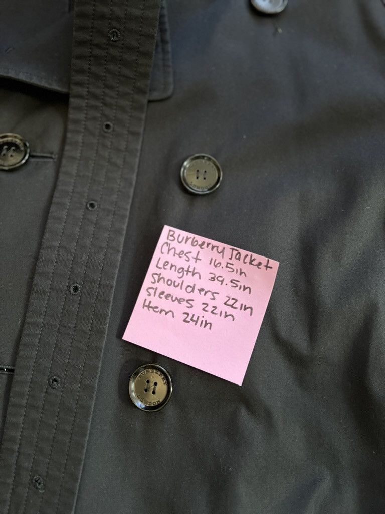 Burberry Burberry Navy Cotton Trench Coat Size US L / EU 52-54 / 3 - 12 Thumbnail