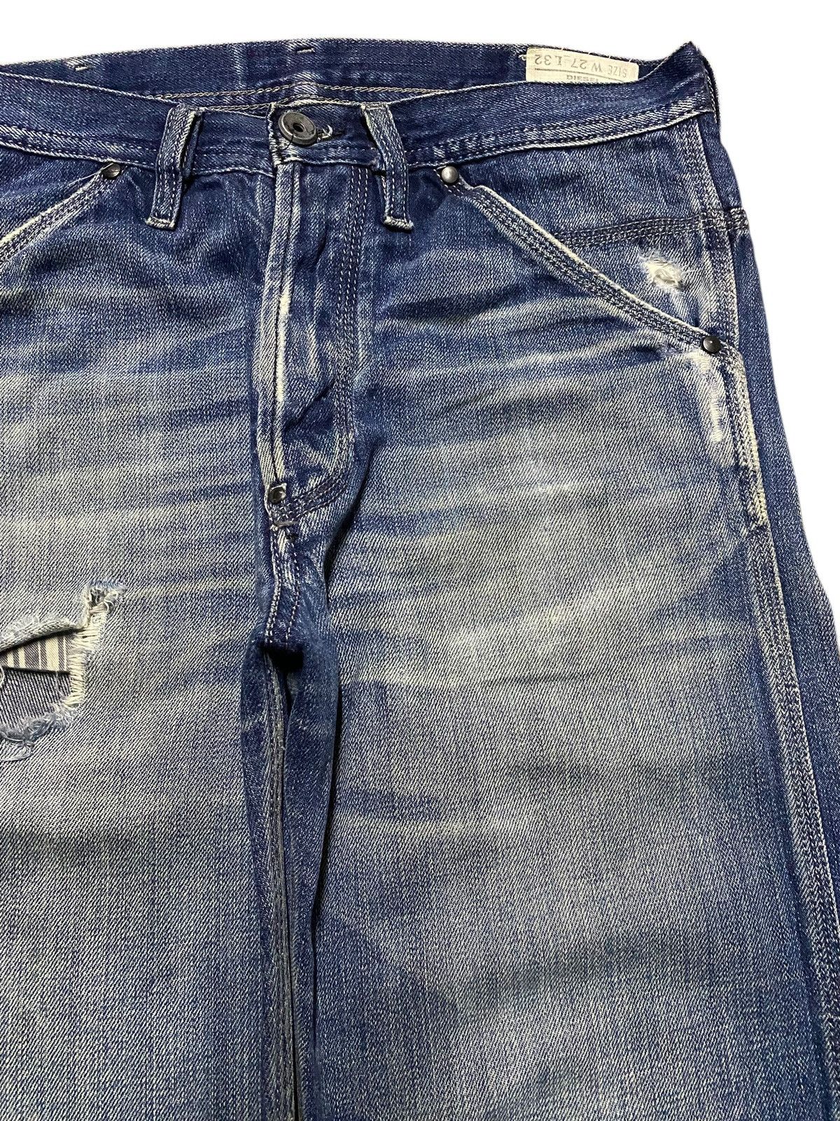 Diesel Black Gold Vintage Diesel New-Zulow (008TE) Distressed Loose Jeans Size US 30 / EU 46 - 8 Thumbnail