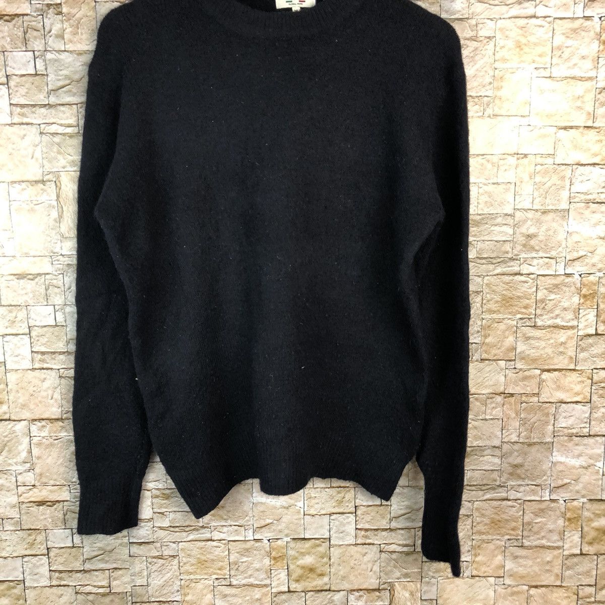 Vintage Italy Yarn plain Knitwear sweatshirt #A1115 Size M / US 6-8 / IT 42-44 - 3 Thumbnail