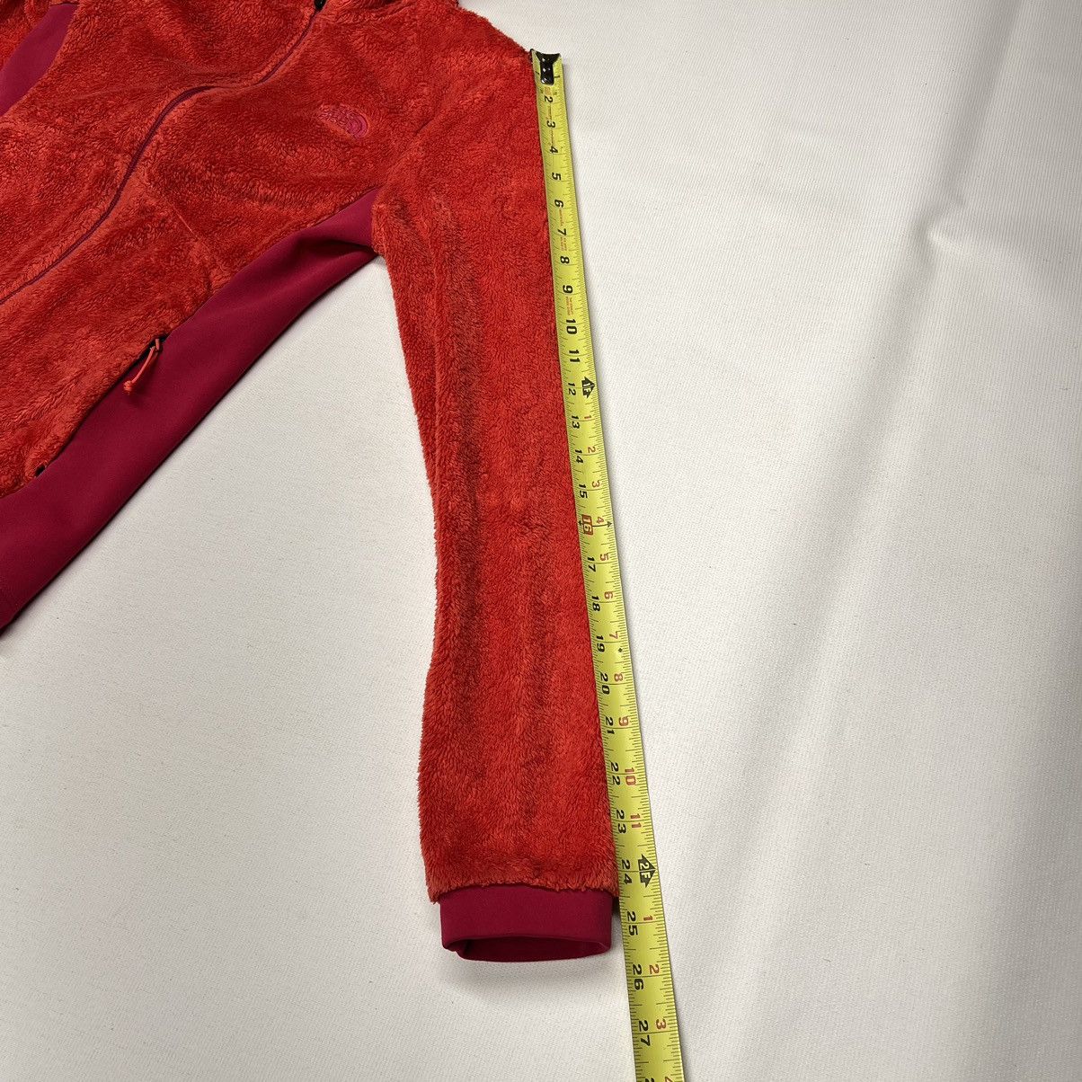 The North Face The North Face Jacket Fleece Red Zip Pocket Fuzzy Active Size XS / US 0-2 / IT 36-38 - 21 Thumbnail