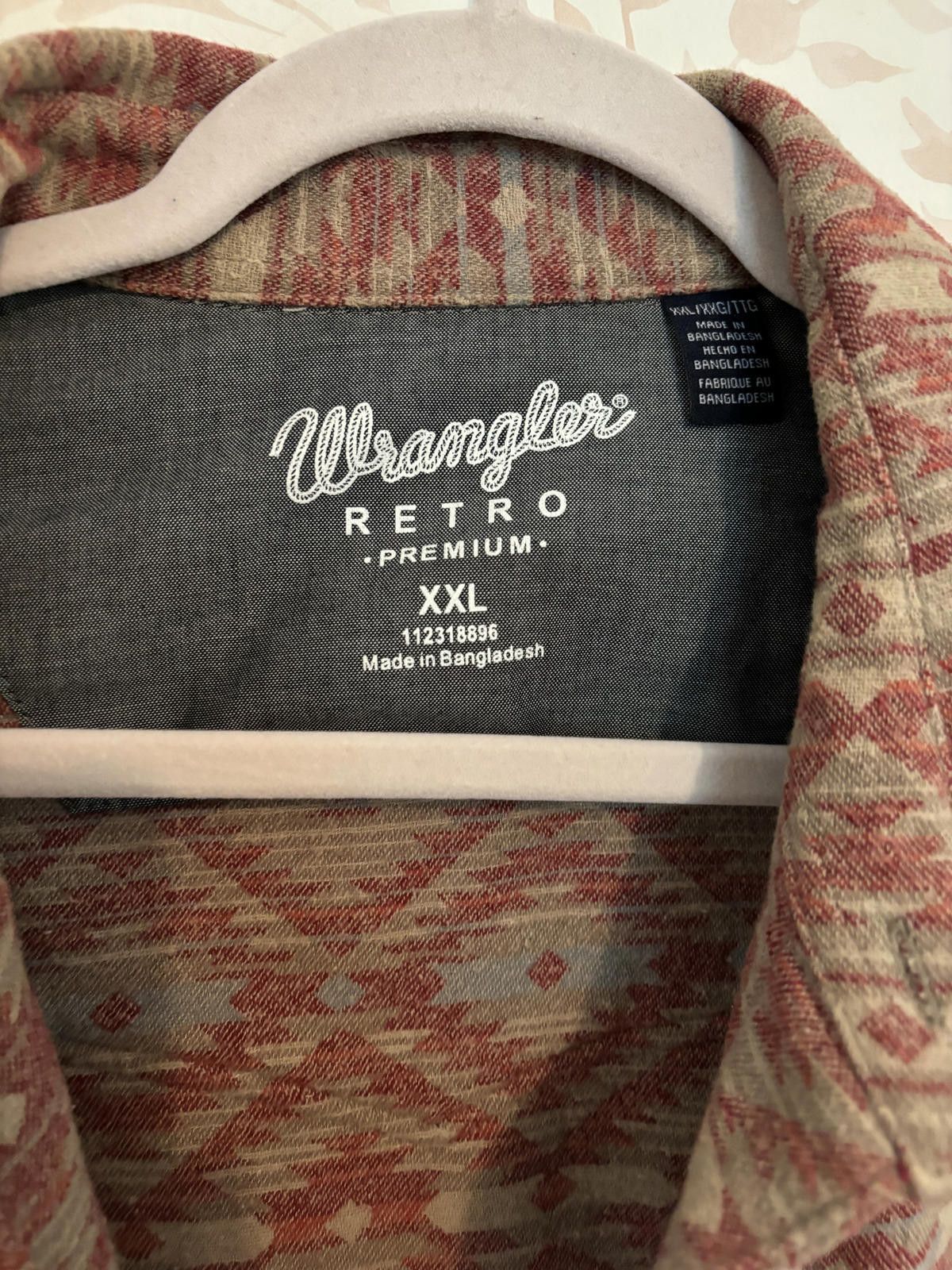 Wrangler Wrangler Retro Premium Aztec Print Flannel Shirt - XXL Size US XXL / EU 58 / 5 - 2 Thumbnail