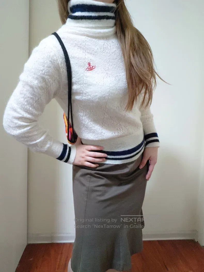 Vivienne Westwood Vivienne Westwood size 00 White Saturn hidden pattern high- Size S / US 4 / IT 40 - 5 Thumbnail