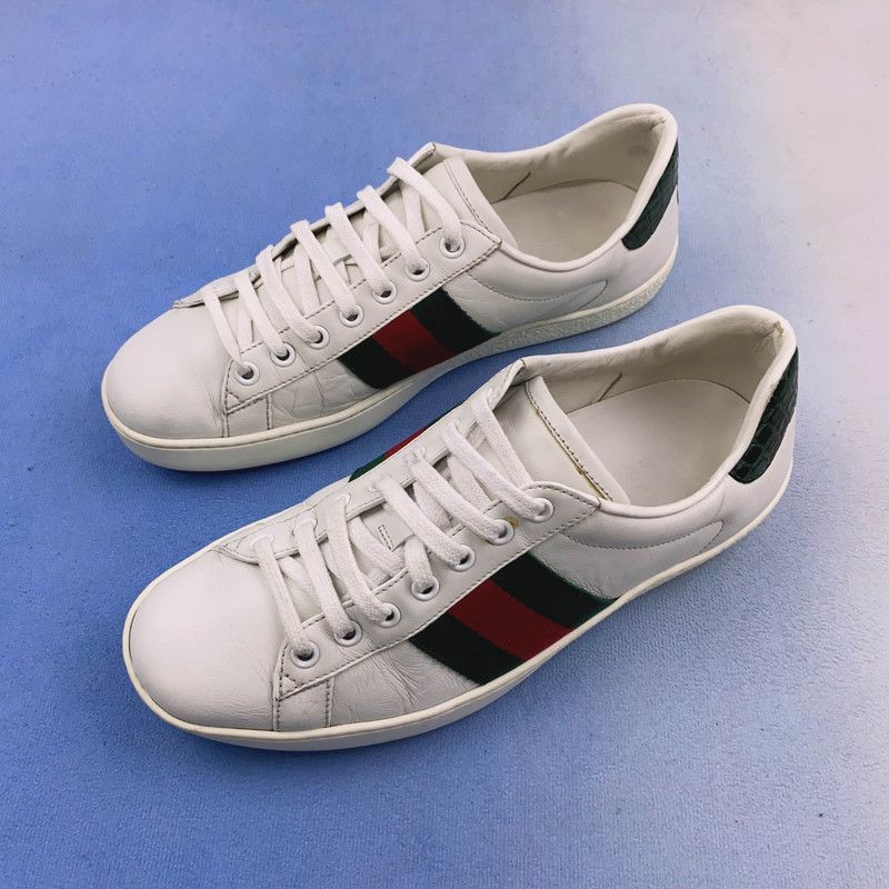 Low Top Gucci Unisex Sneakers Gucci MAC80 Lace-up Sneakers White