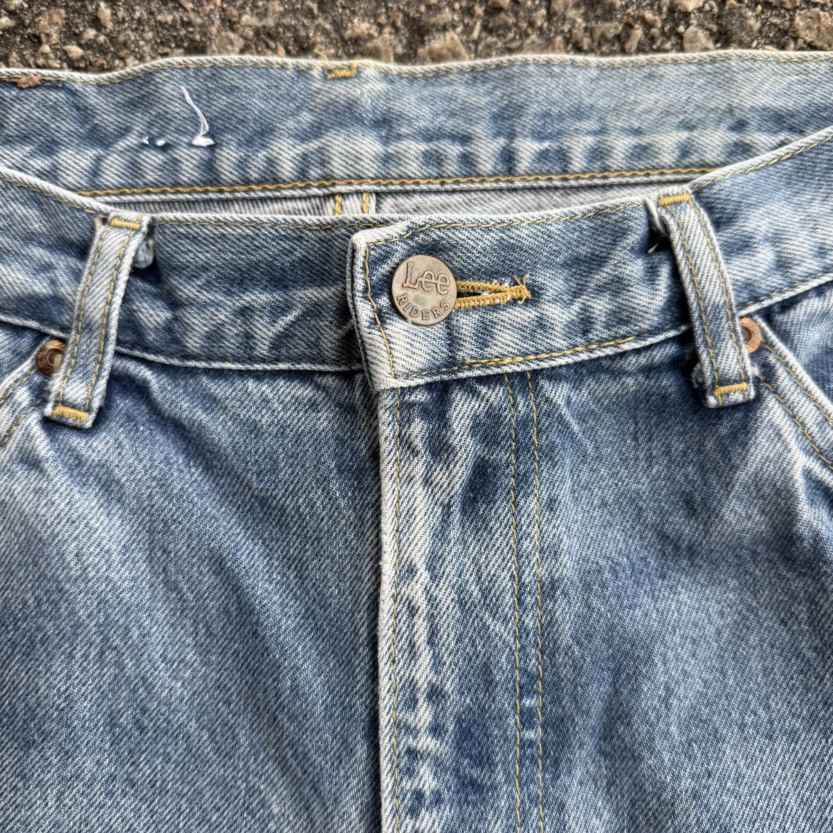 Lee VINTAGE LEE RIDER PAINT FADED JEAN DENIM PANTS Size US 32 / EU 48 - 4 Thumbnail