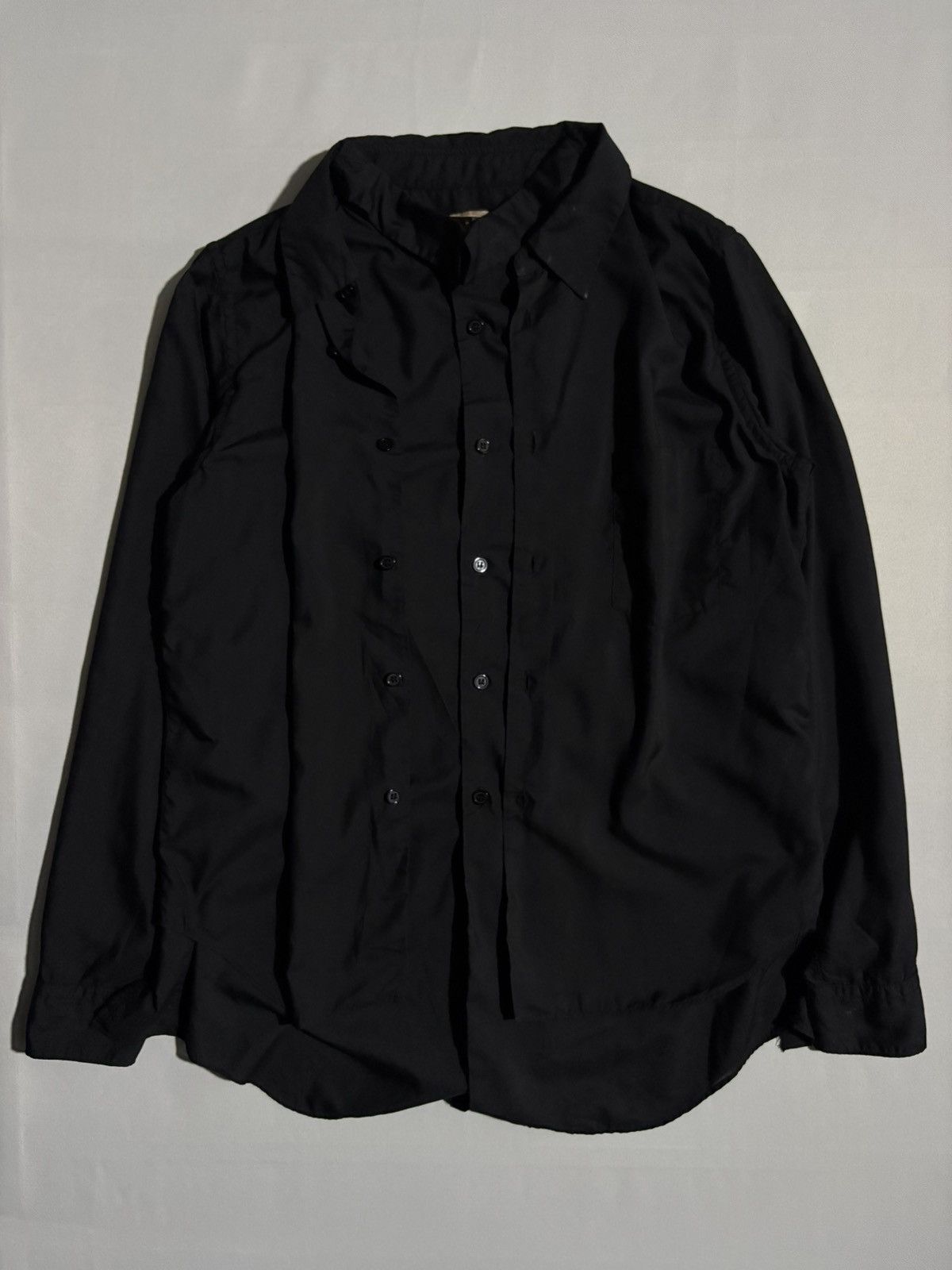 Comme des Garcons Black BLACK COMME DES GARCONS Double Breasted Long Sleeves Size US M / EU 48-50 / 2 - 1 Thumbnail