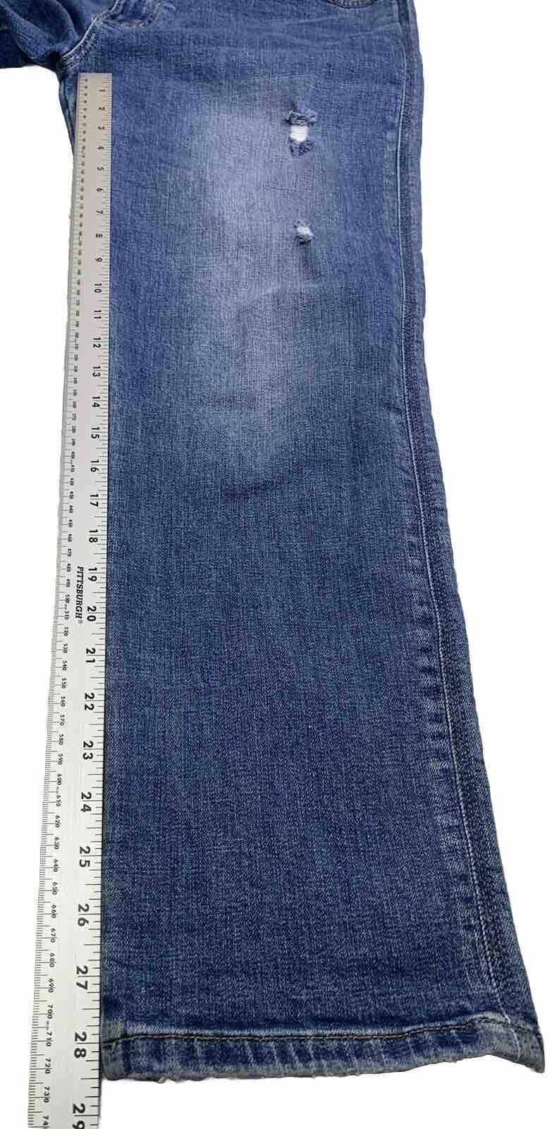Kancan USA Kancan Jeans Women's Size 13 Blue Distressed Straight Leg Size ONE SIZE - 11 Thumbnail