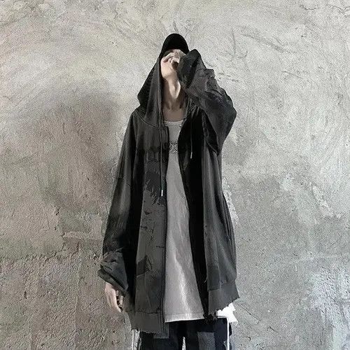 Other Anime Girls Distressed Zip Up Hoodie Size US XL / EU 56 / 4 - 4 Thumbnail
