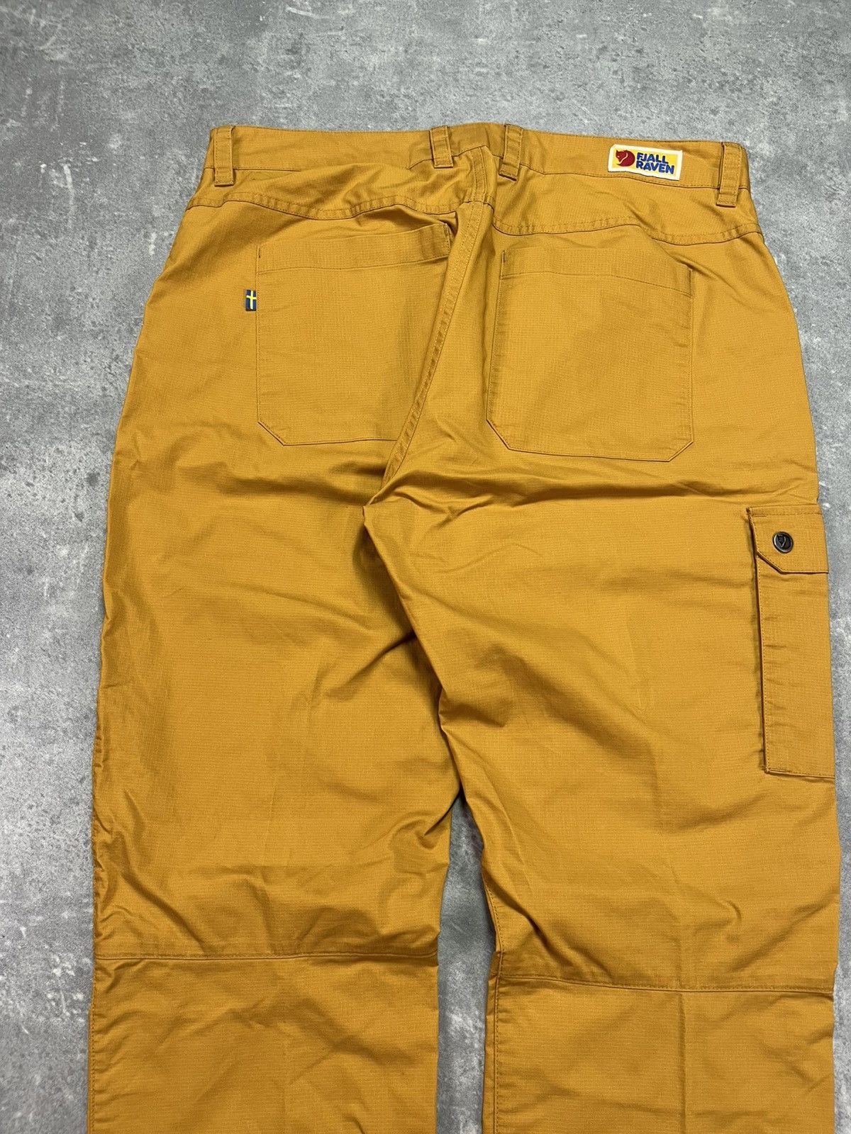 Fjallraven Fjallraven G-1000 Rare Dark Yellow Light Cargo Pants 34 Size US 34 / EU 50 - 11 Thumbnail