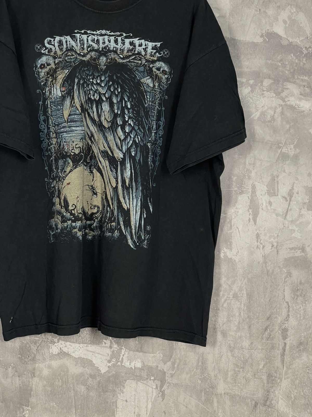 Band Tees × Vintage Vintage 2000s Sonisphere Faded T Shirt Slipknot Prodigy Nin Size US L / EU 52-54 / 3 - 6 Thumbnail