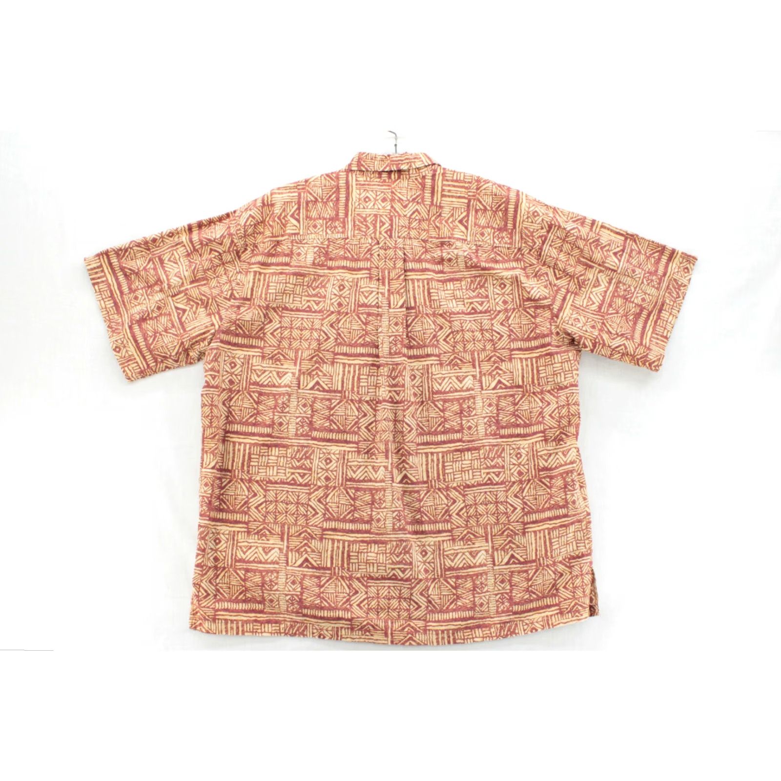 ALOHAS VINTAGE Cooke Street Honolulu Hawaiian Shirt Mens 2XL Brown Aloha Luau Vacation Button-Up Short Sleeve Collared Beach Tropical Luau 90s Mens Size US XXL / EU 58 / 5 - 3 Thumbnail