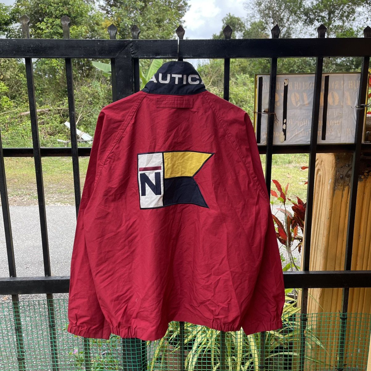Nautica 🔥Vintage Nautica Full Zipper Windbreaker Light Jacket Size US L / EU 52-54 / 3 - 1 Thumbnail