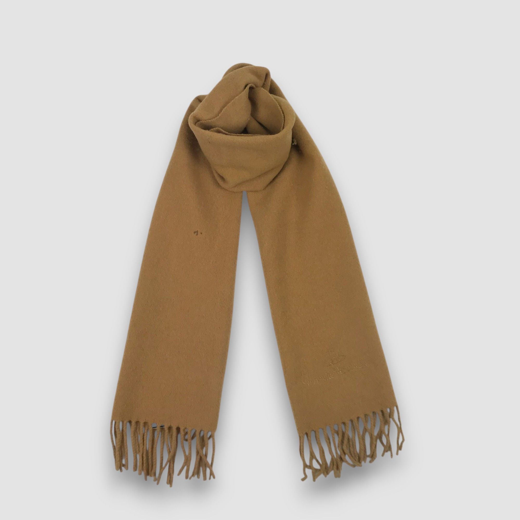 Japanese Brand Vintage Vivienne Westwood Scarf Muffler Orbs Wool Scarve Size ONE SIZE - 1 Thumbnail