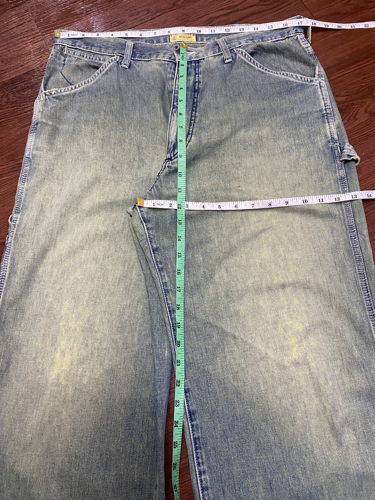 Wrangler Vintage Wrangler Mud Wash Carpenter Baggy Jeans Size US 34 / EU 50 - 14 Thumbnail