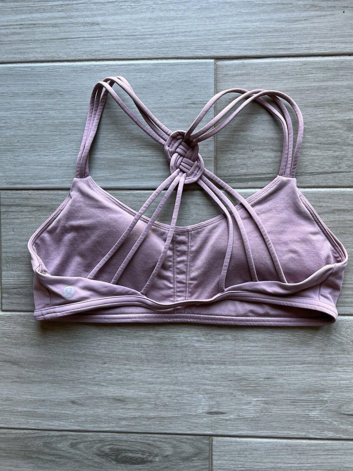 Designer Lululemon Love Knot Bra Rose Blush Sz10 Size ONE SIZE - 4 Thumbnail
