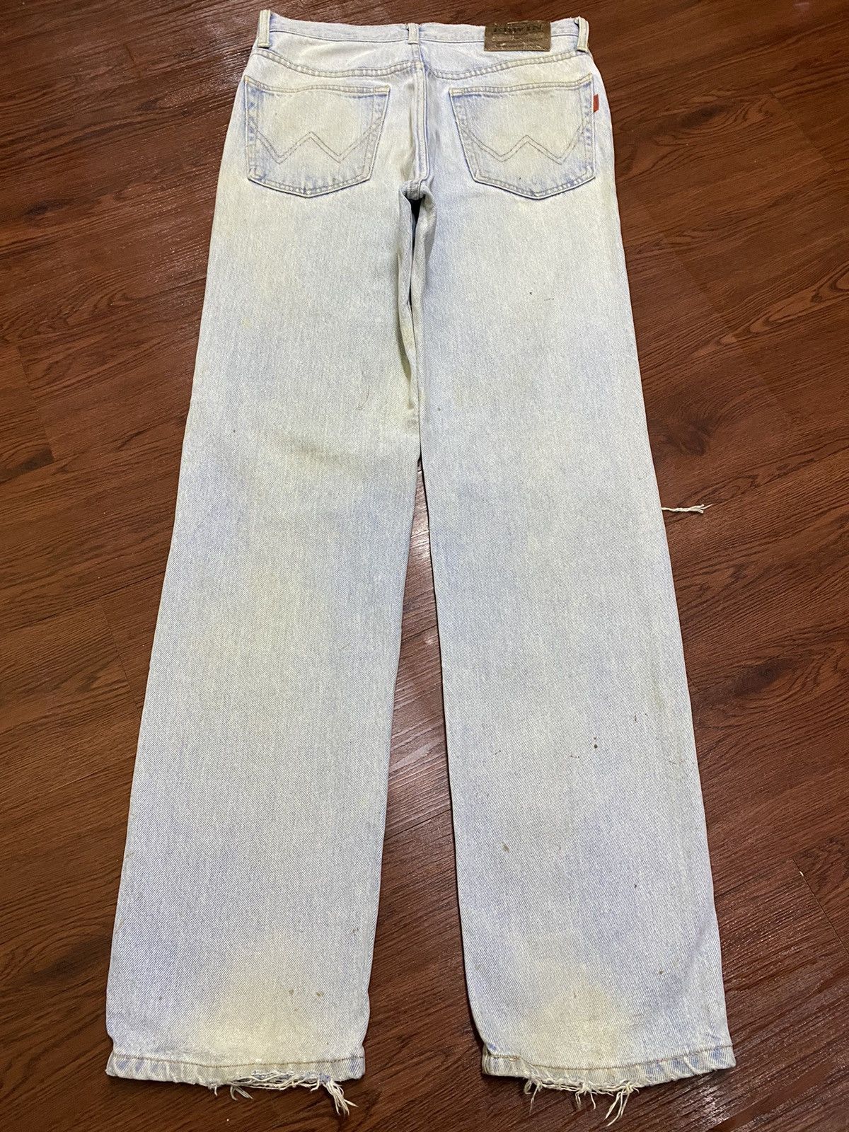 Edwin Vintage Edwin Only Genuine Faded Wash Distressed Loose Jeans Size US 32 / EU 48 - 2 Thumbnail
