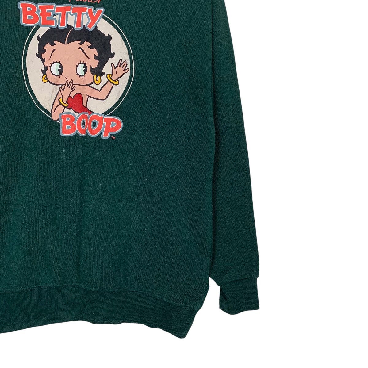 Japanese Brand Betty Boop Green Sweatshirt Size US M / EU 48-50 / 2 - 4 Thumbnail