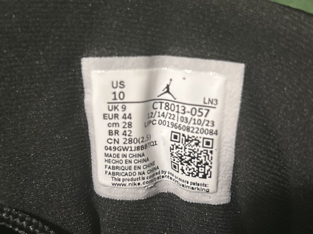 Jordan Brand Jordan 12 Retro Black/Field Purple Size US 10 / EU 43 - 6 Thumbnail