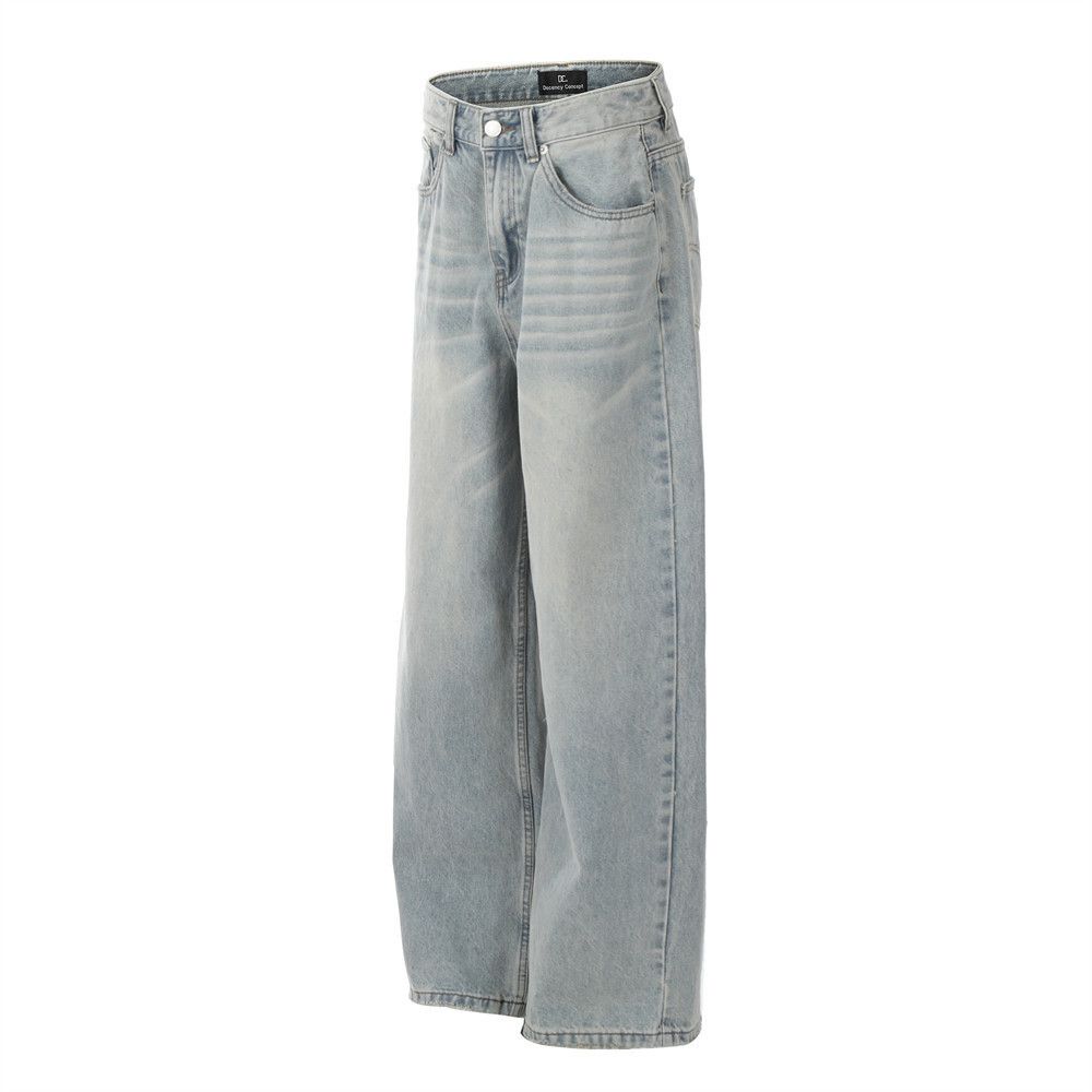 Japanese Brand × Jean American retro washed casual distressed simple jeans Size US 32 / EU 48 - 2 Thumbnail