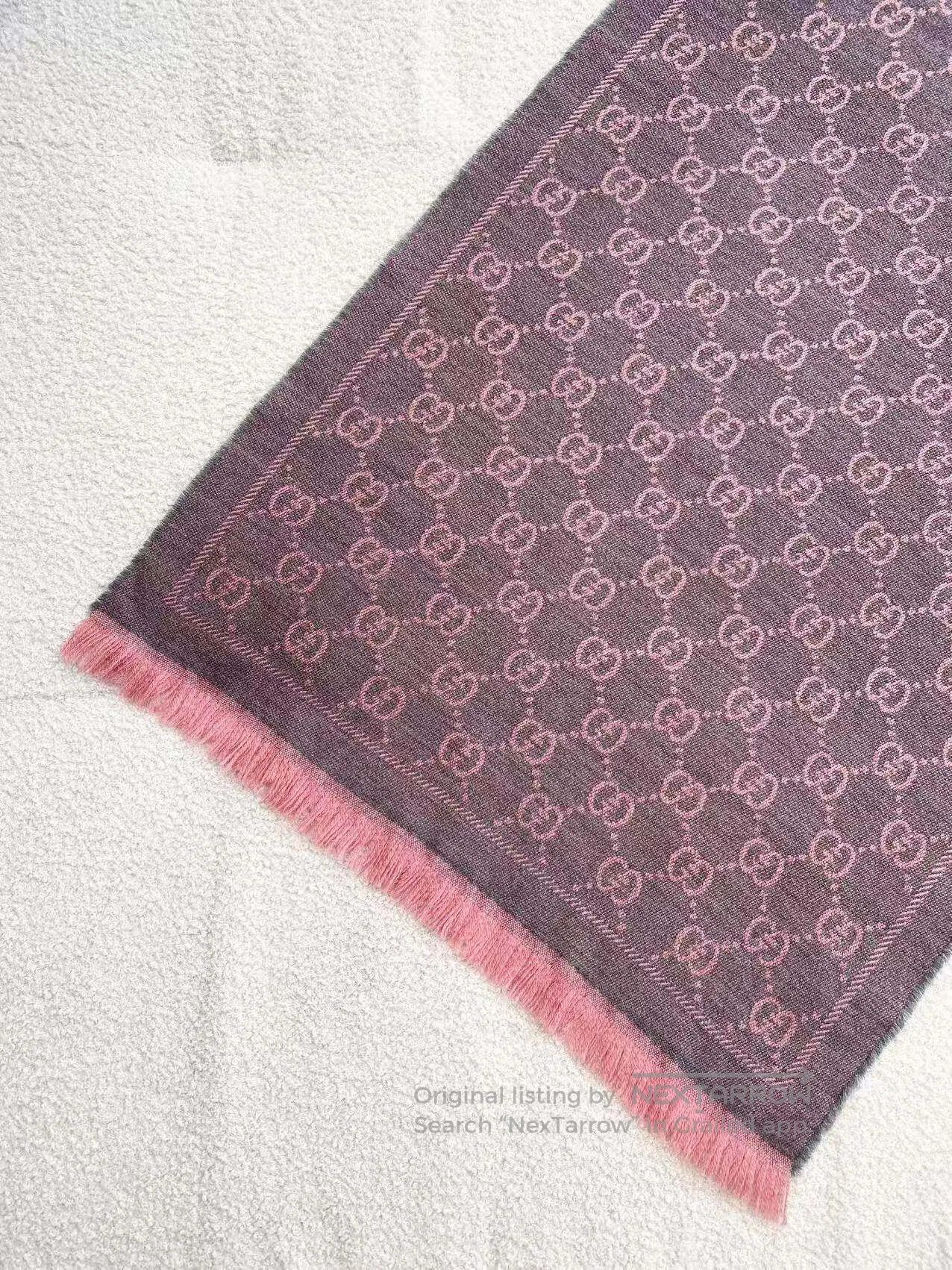 Gucci Guicci The old flower is full of tassel scarves| Size ONE SIZE - 3 Thumbnail