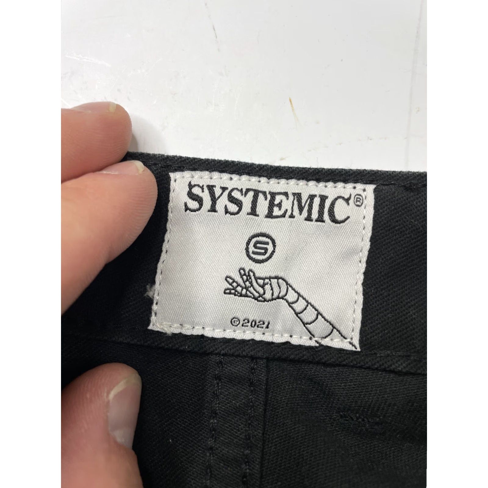 Vintage NWT Systemic Cargo Pants Black Mens Small Streetwear Pants Mens Small Black Cargo Pants NWT Systemic Mens Cargo Pants Black Streetwear Pants Size US 29 - 2 Thumbnail