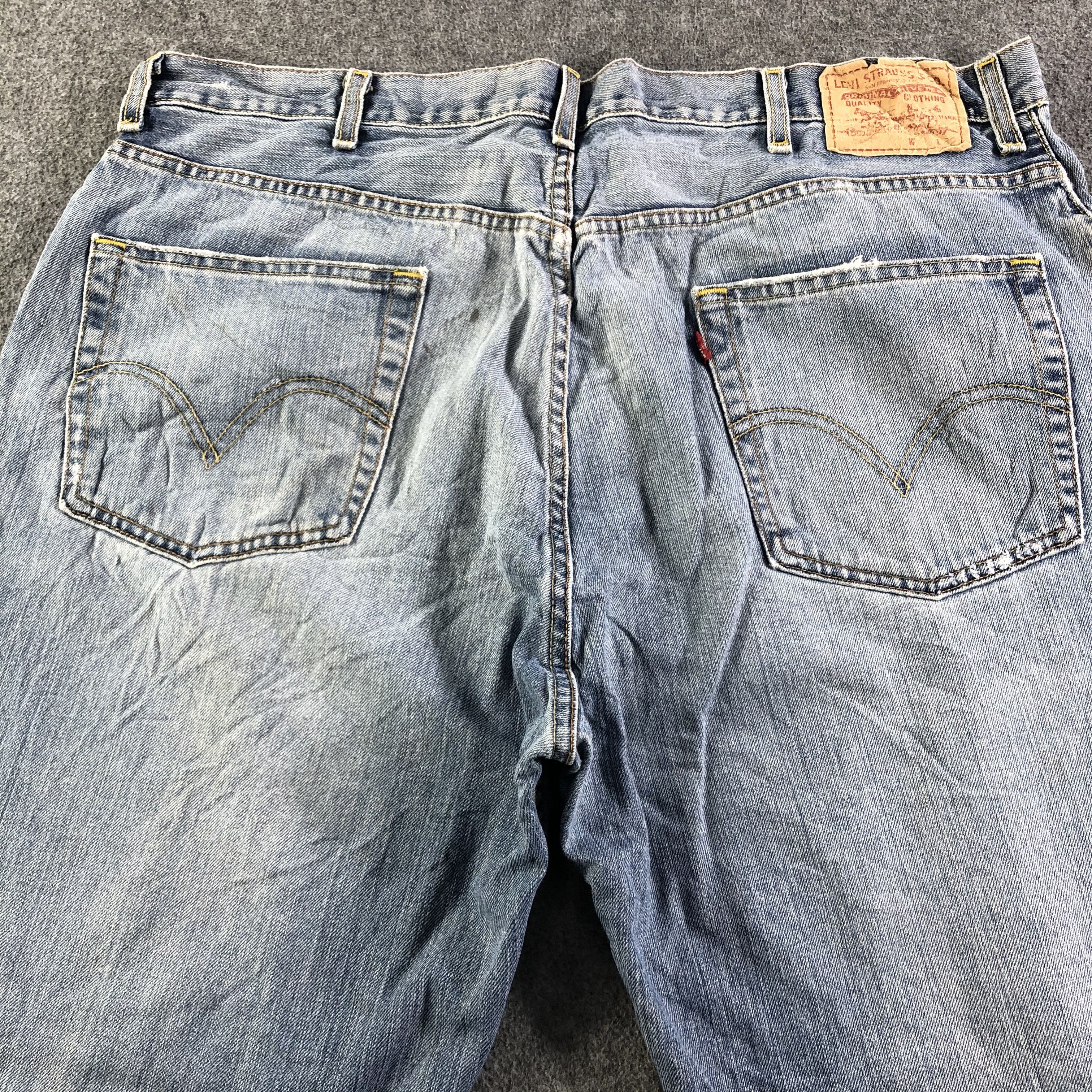 Levi's Vintage Blue Wash Levis 569 Jeans-J3150 Size US 42 / EU 58 - 4 Thumbnail