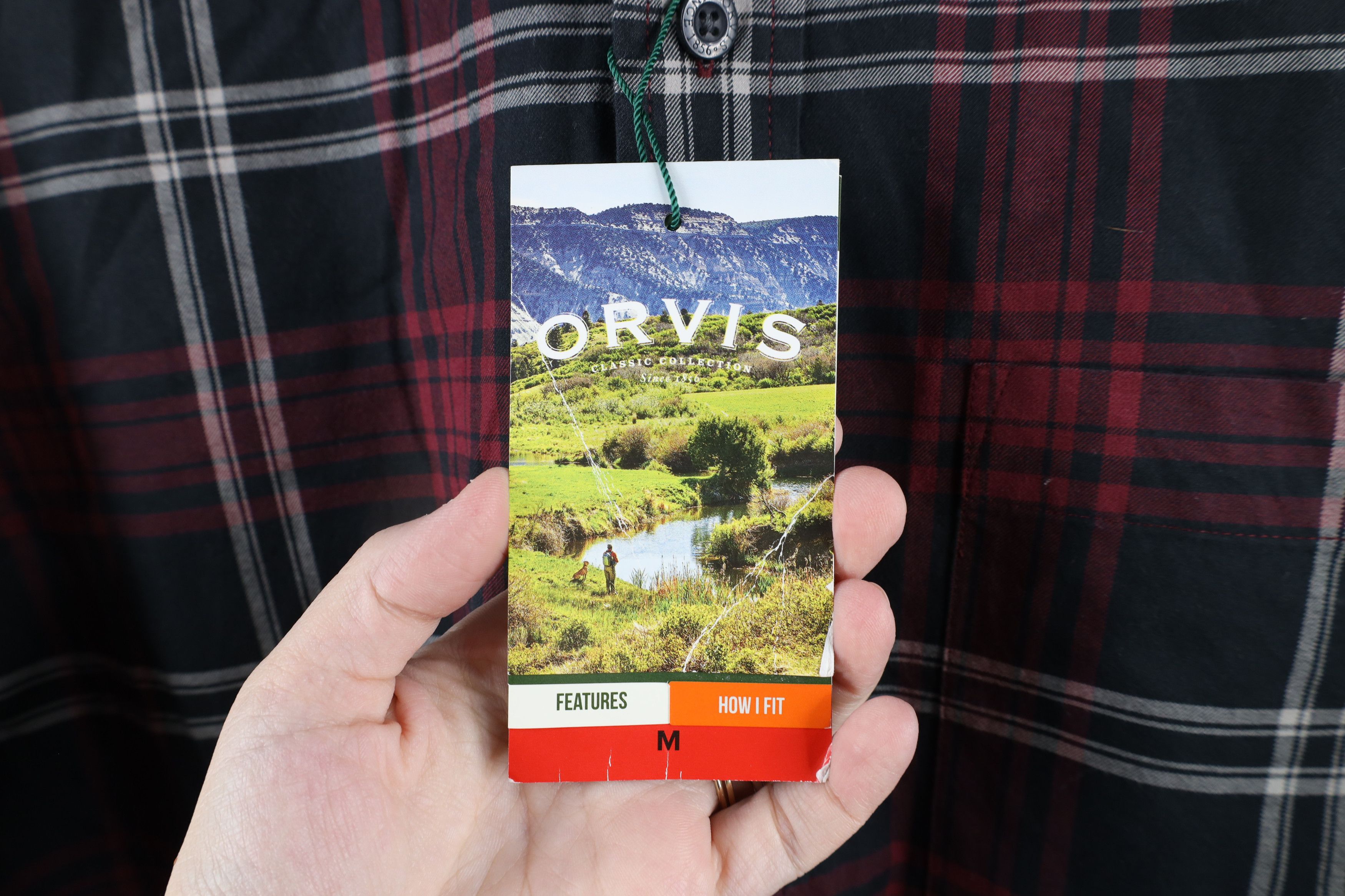 Orvis × Vintage New Orvis Tartan Plaid Collared Button Down Shirt Size US M / EU 48-50 / 2 - 4 Thumbnail