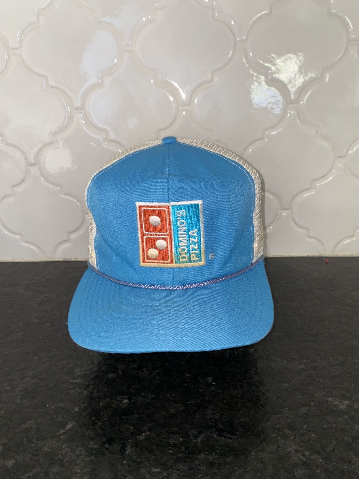 Other Vintage 80s Dominos Pizza workers trucker hat Size ONE SIZE - 1 Thumbnail