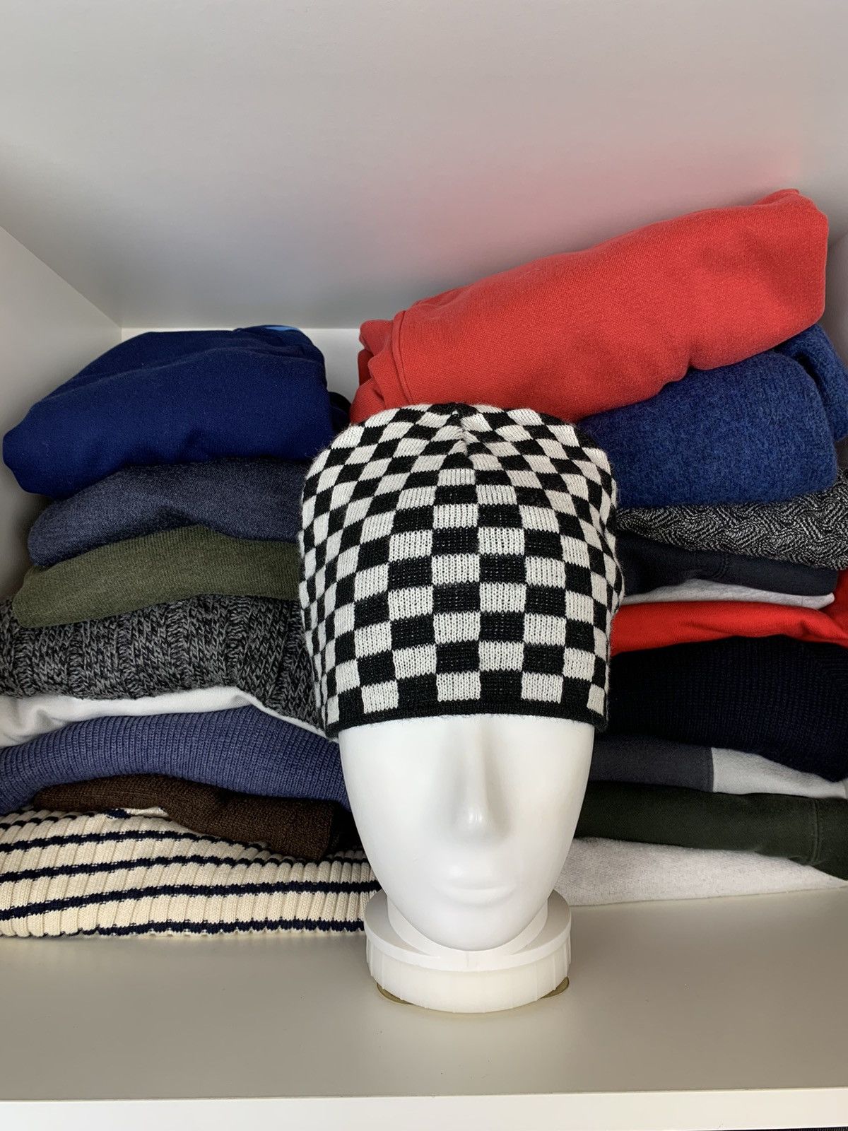 Other Checkboard Beanie Hat Size ONE SIZE - 1 Thumbnail