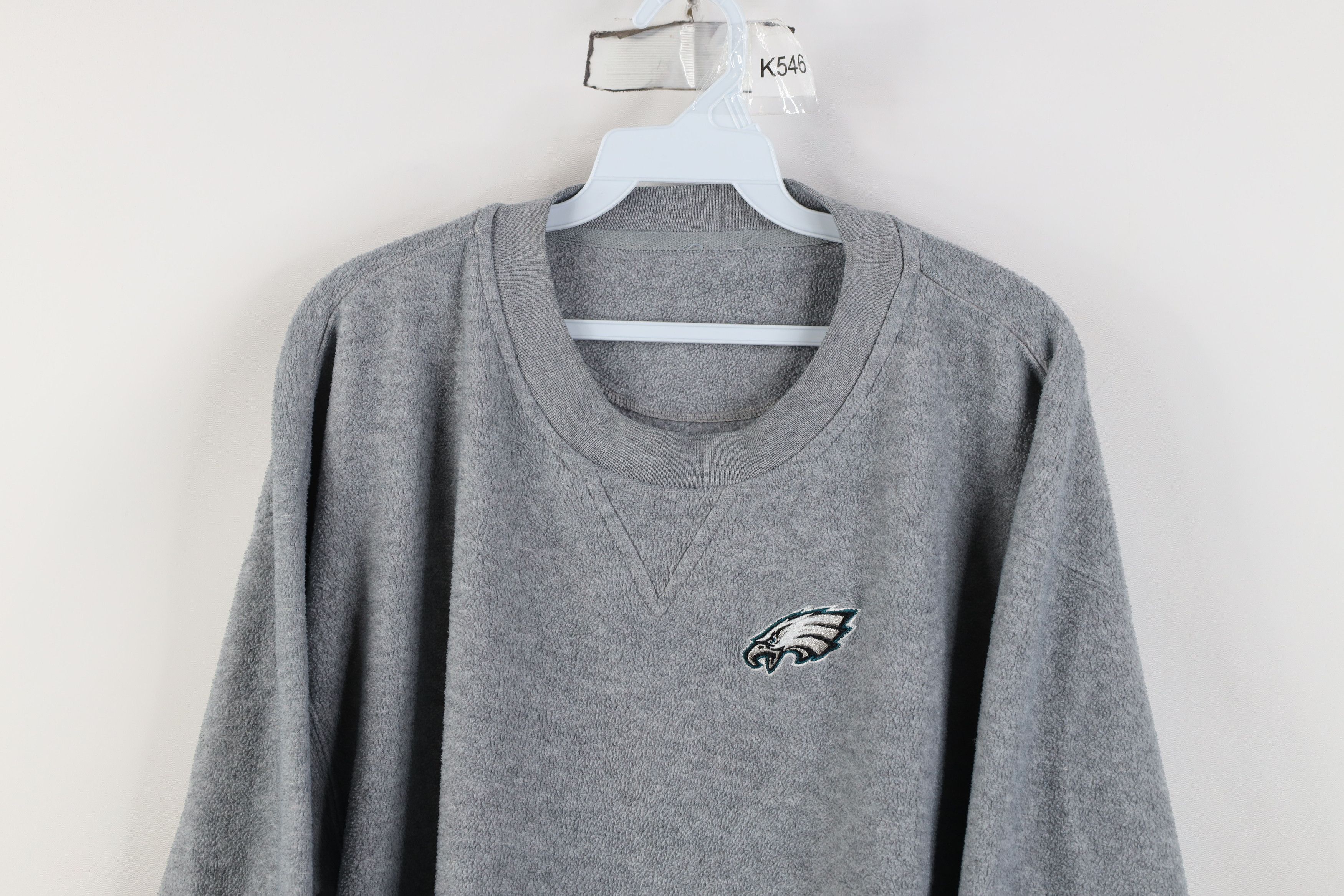 Vintage Vintage 90s Philadelphia Eagles Football Fleece Sweatshirt Size US XL / EU 56 / 4 - 2 Thumbnail