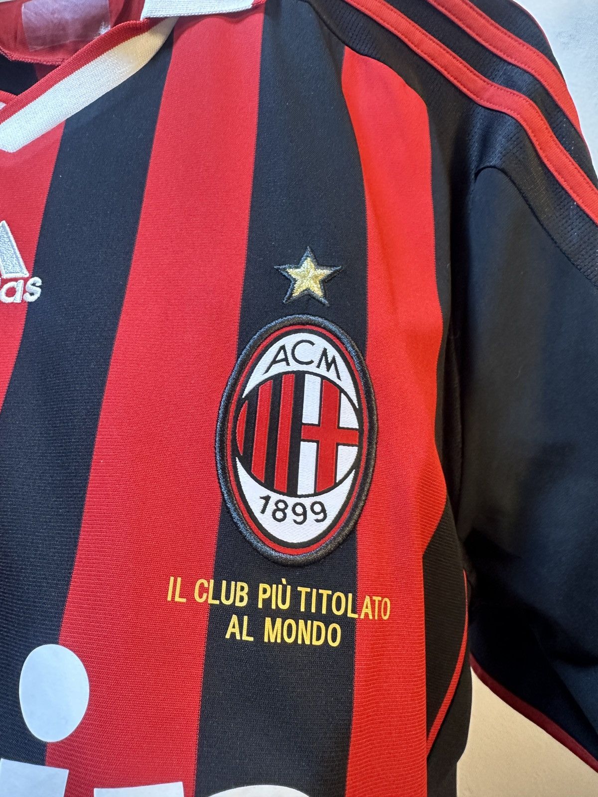 Adidas 2010-2011 AC Milan Home Kit BECKHAM 32 Size US S / EU 44-46 / 1 - 9 Thumbnail
