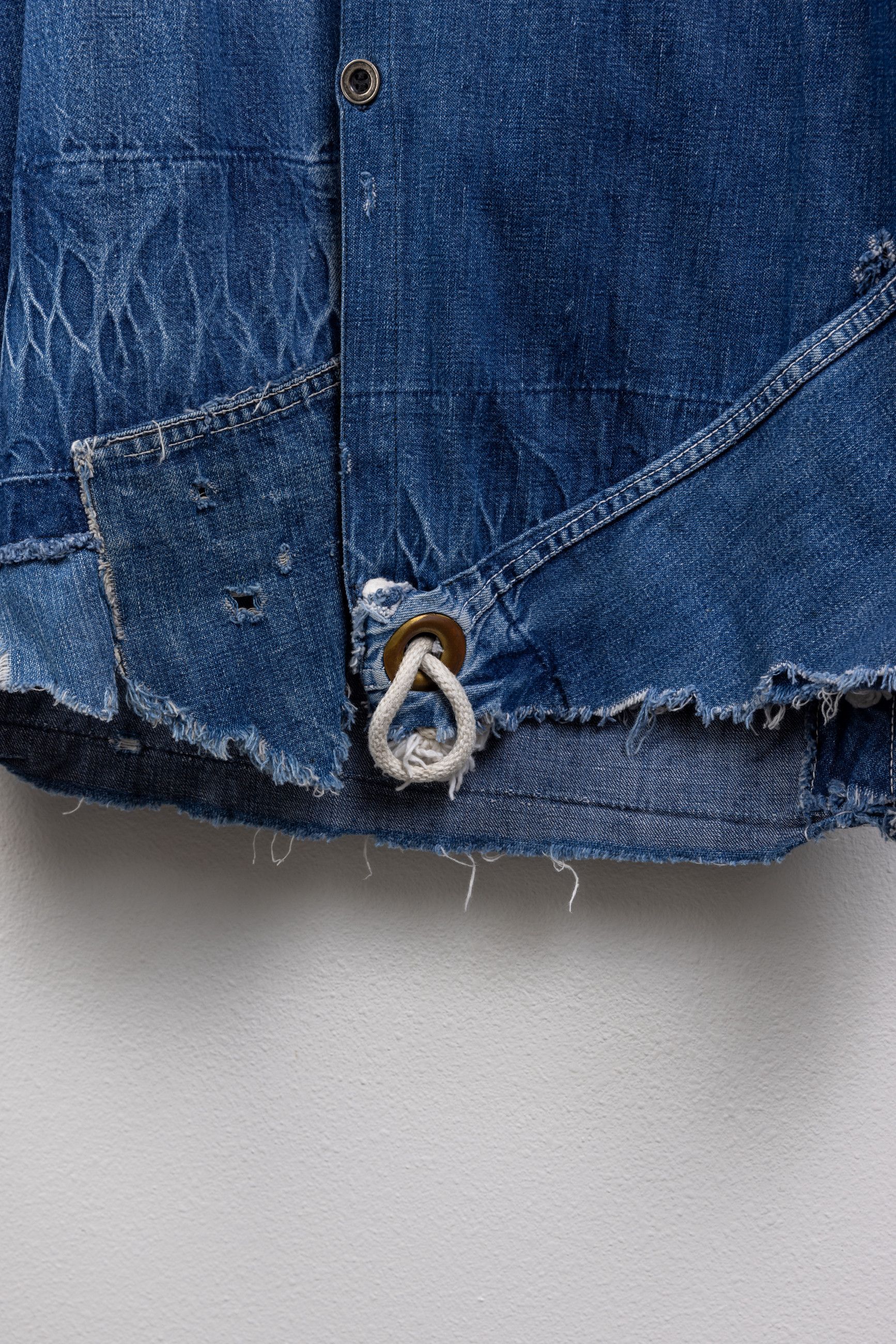 Greg Lauren Vintage denim mailbag shirt - rare! Size US S / EU 44-46 / 1 - 5 Thumbnail